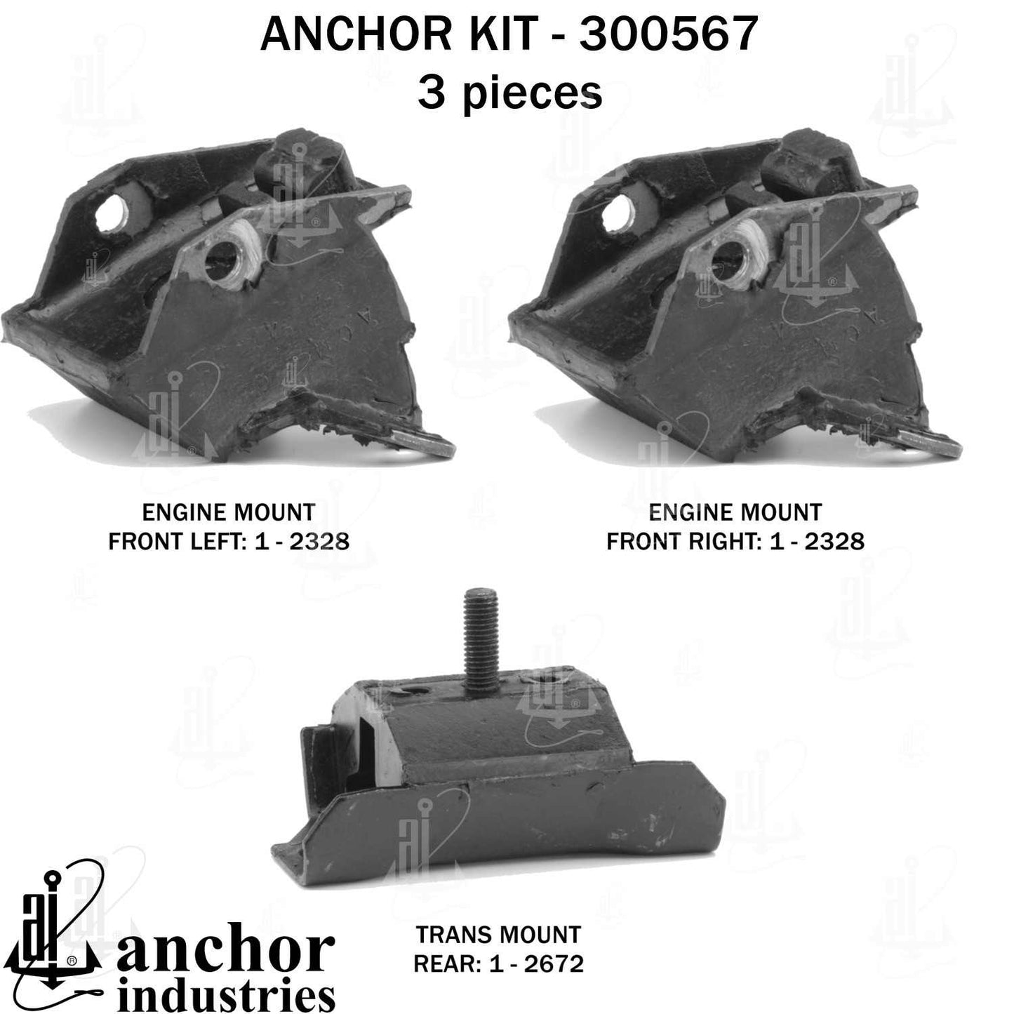 Anchor Engine Mount Kit 300567