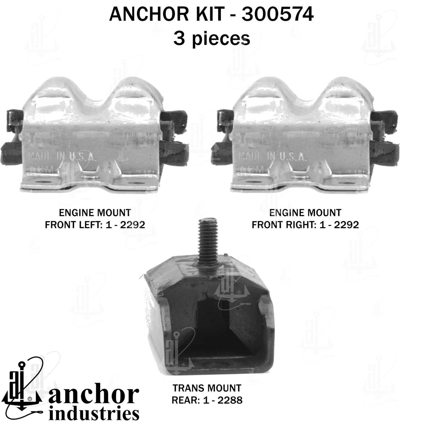 Anchor Engine Mount Kit 300574