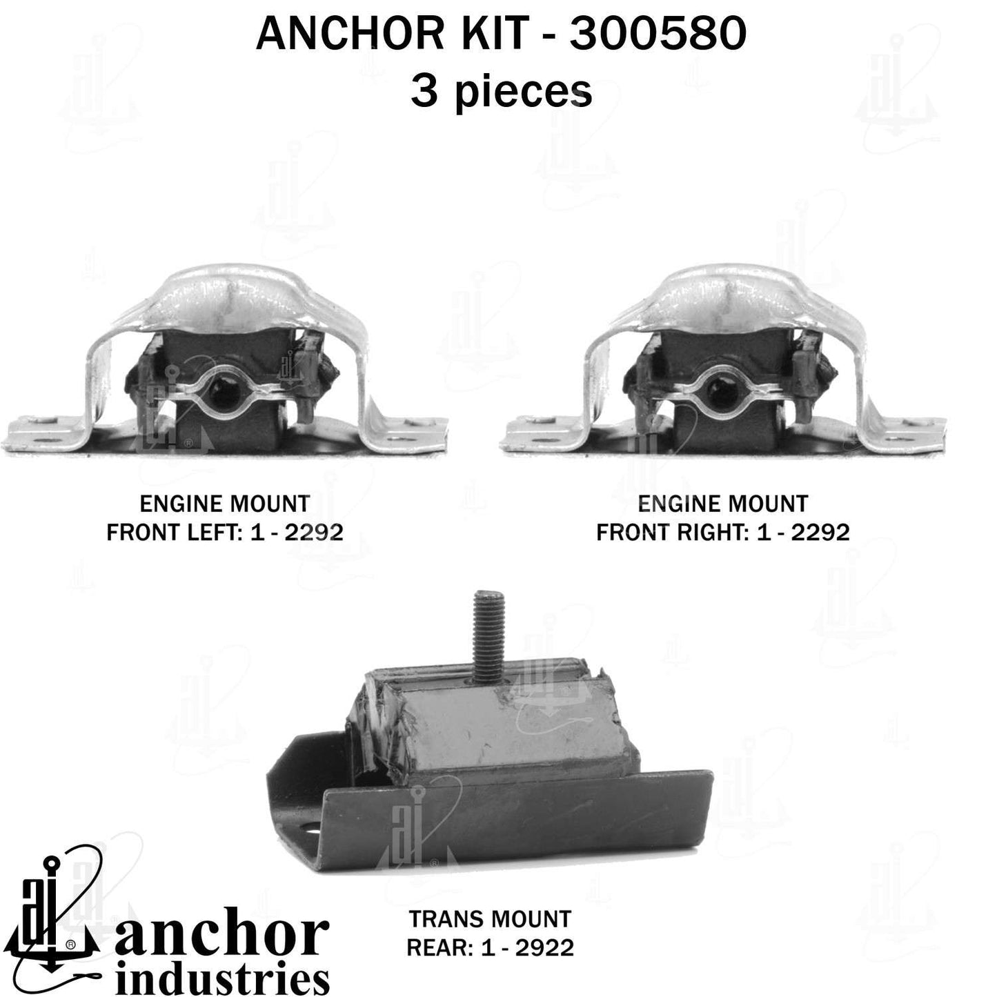 Anchor Engine Mount Kit 300580