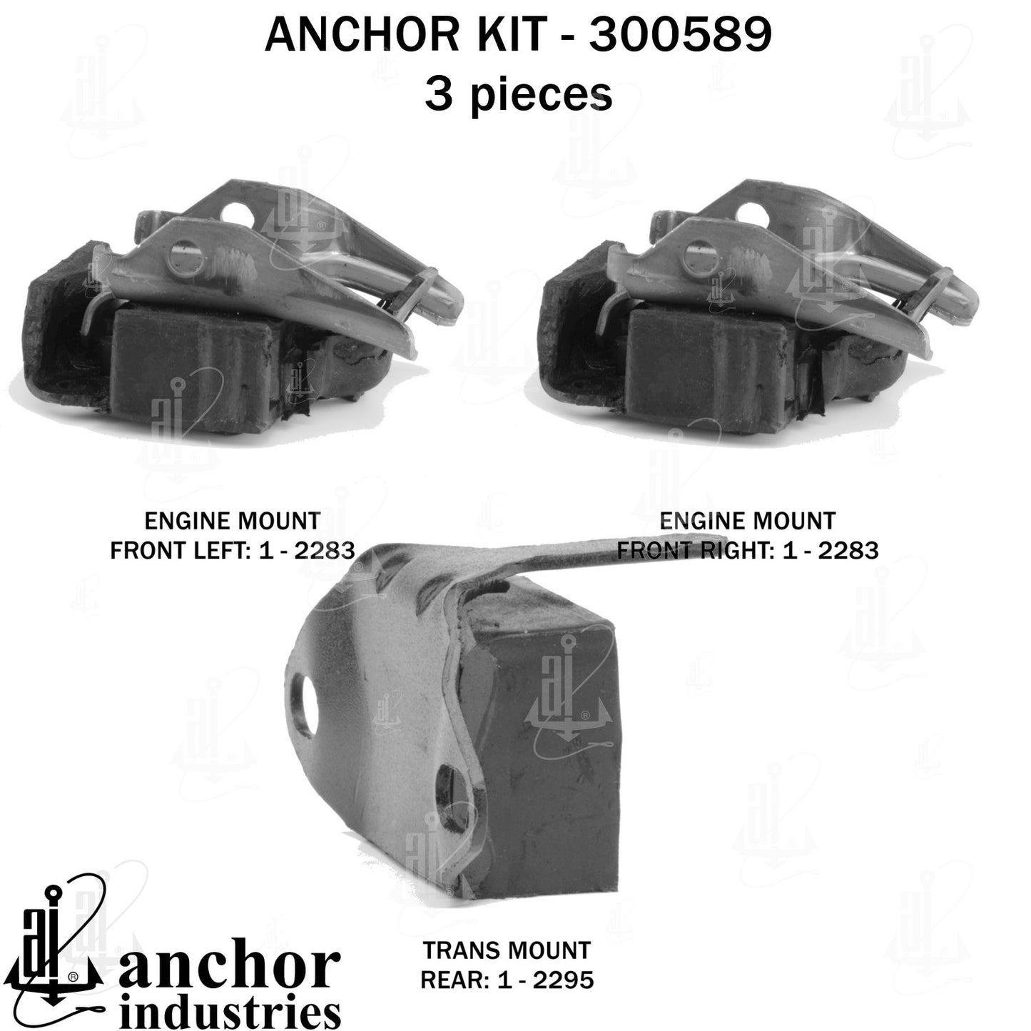 Anchor Mounts Engine Mount Kit 300589 image 4