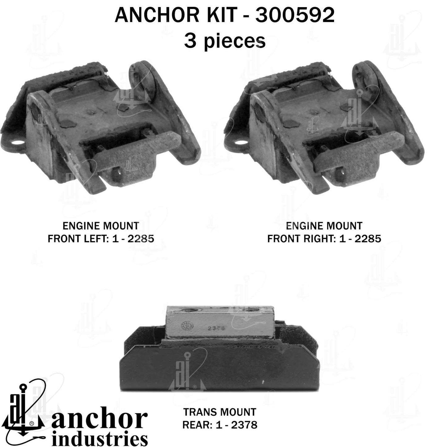 Anchor Engine Mount Kit 300592