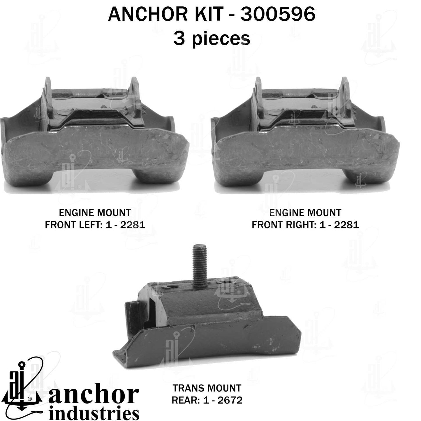 Anchor Engine Mount Kit 300596