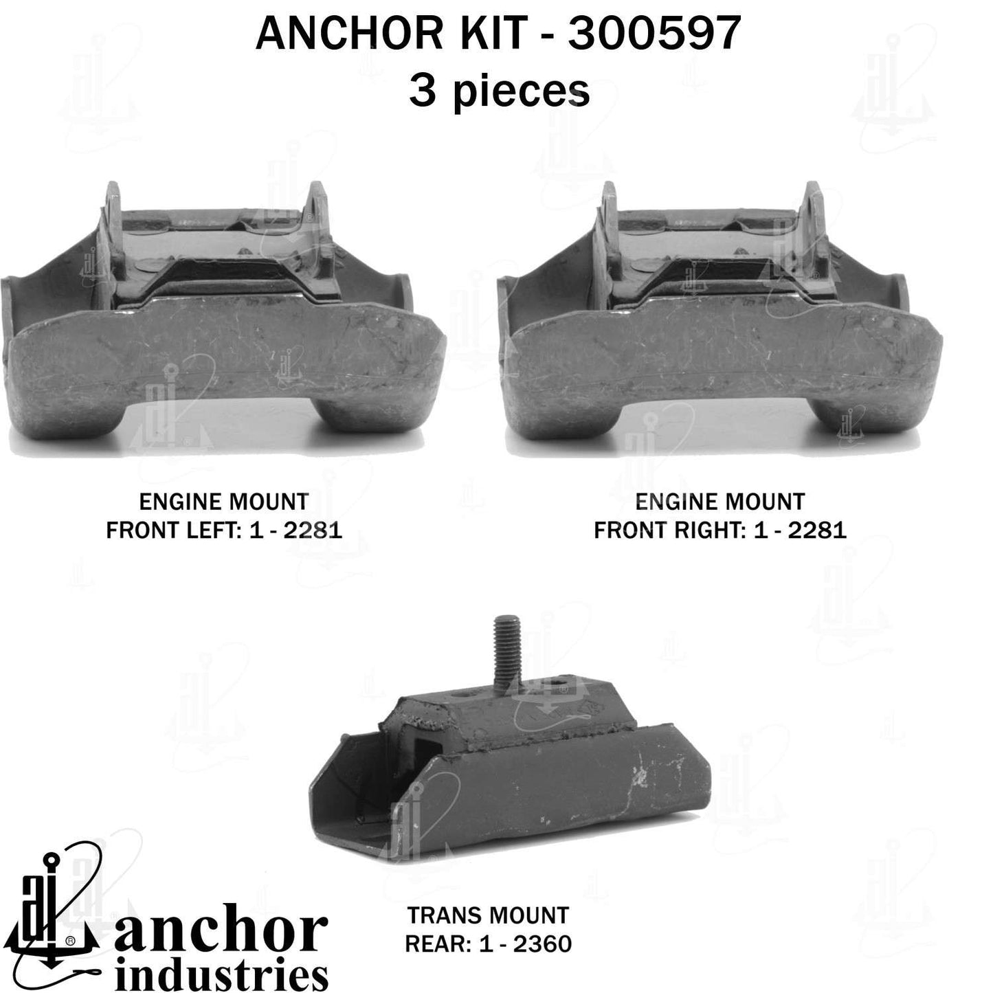 Anchor Engine Mount Kit 300597