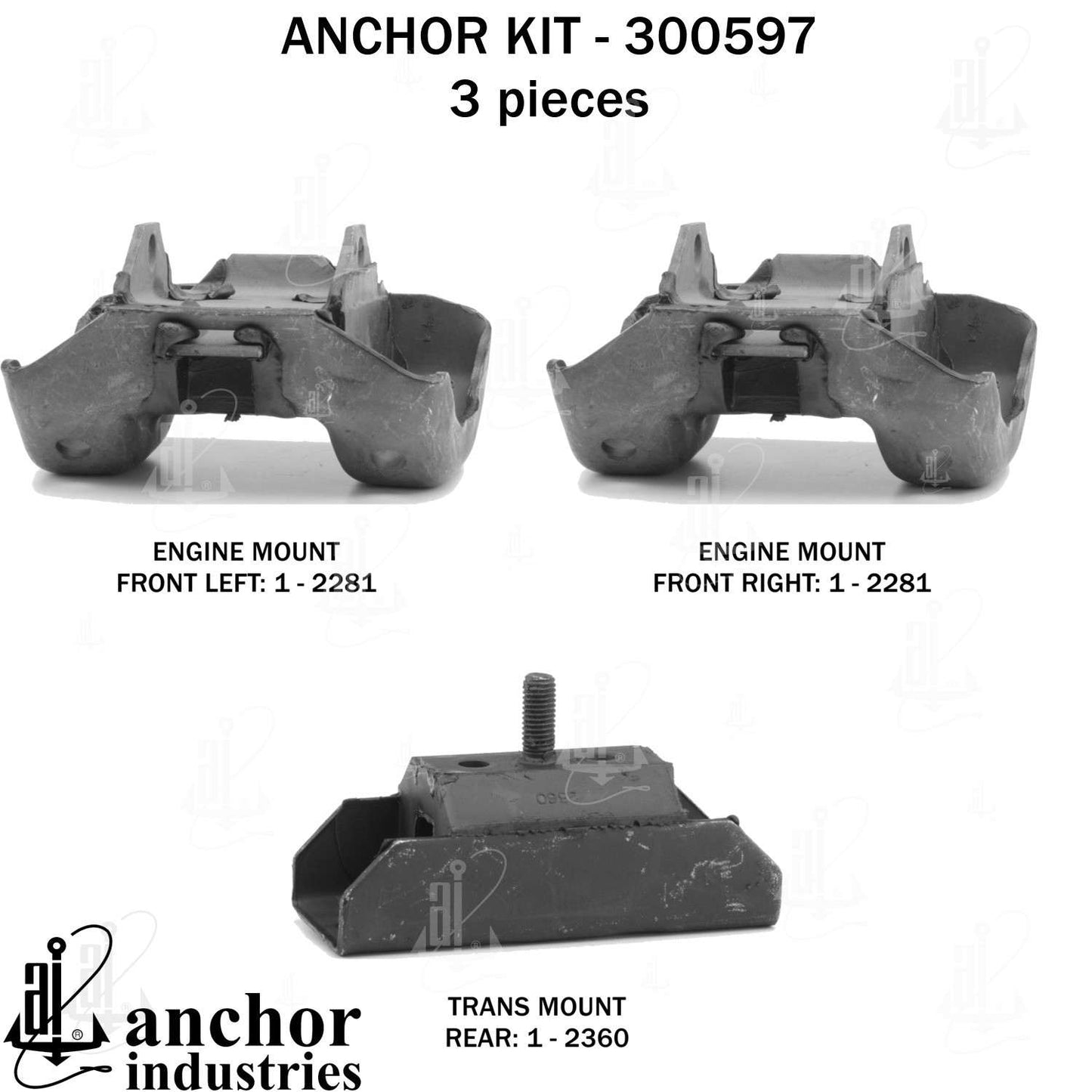 Anchor Engine Mount Kit 300597