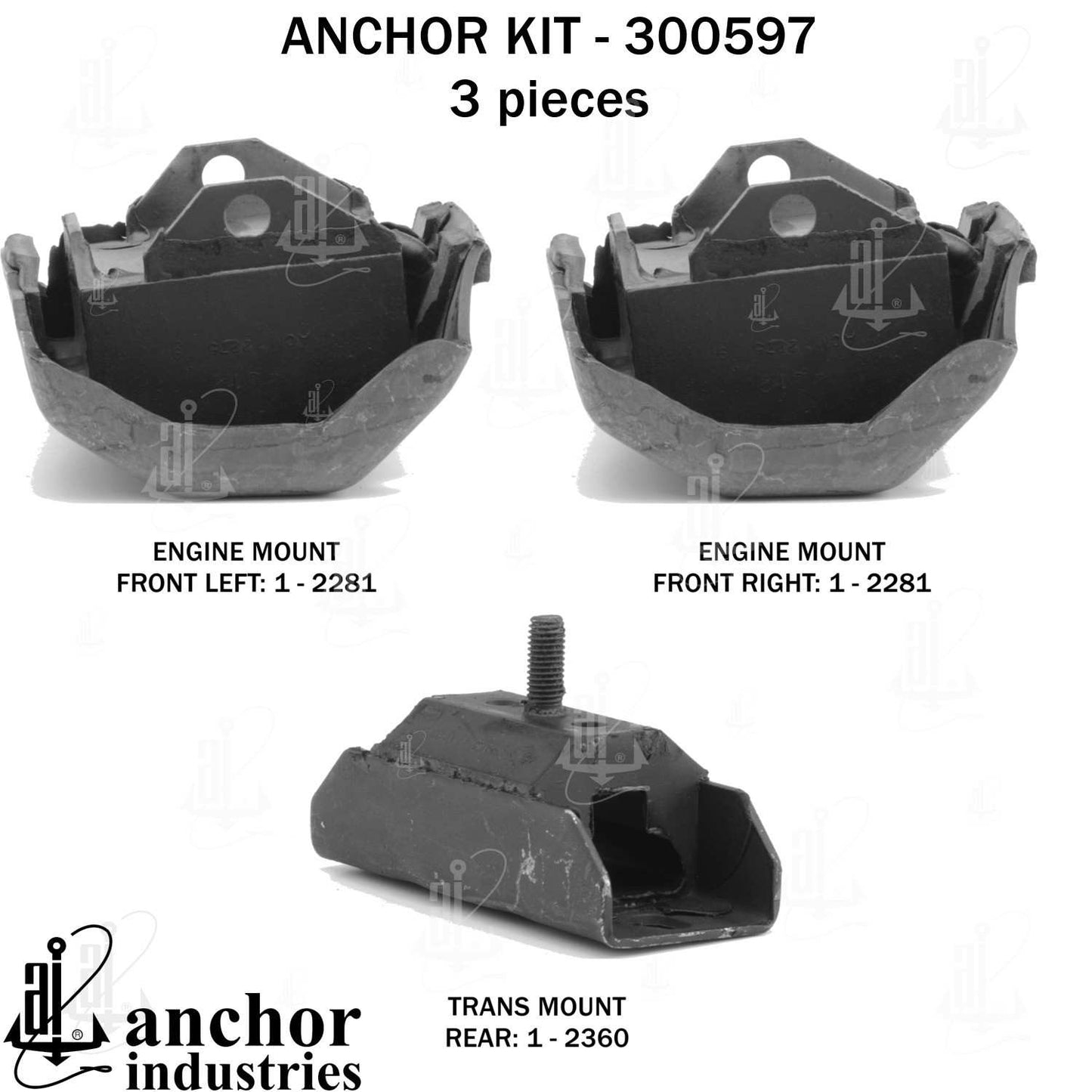 Anchor Engine Mount Kit 300597