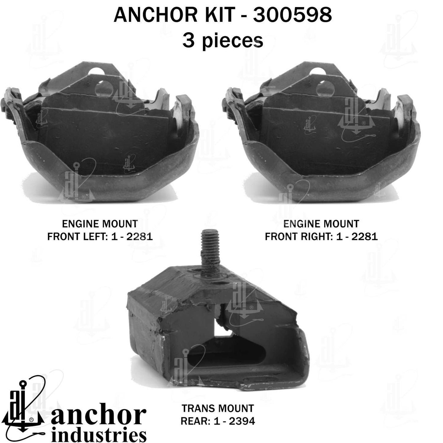 Anchor Engine Mount Kit 300598