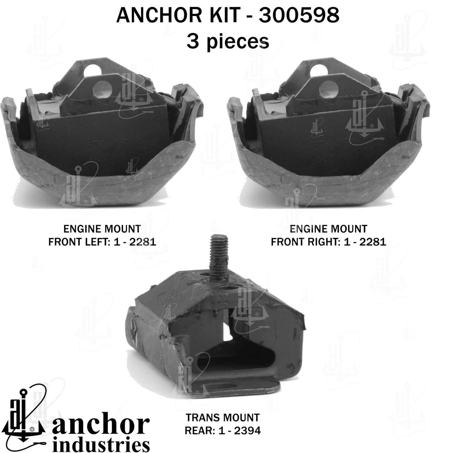Anchor Engine Mount Kit 300598