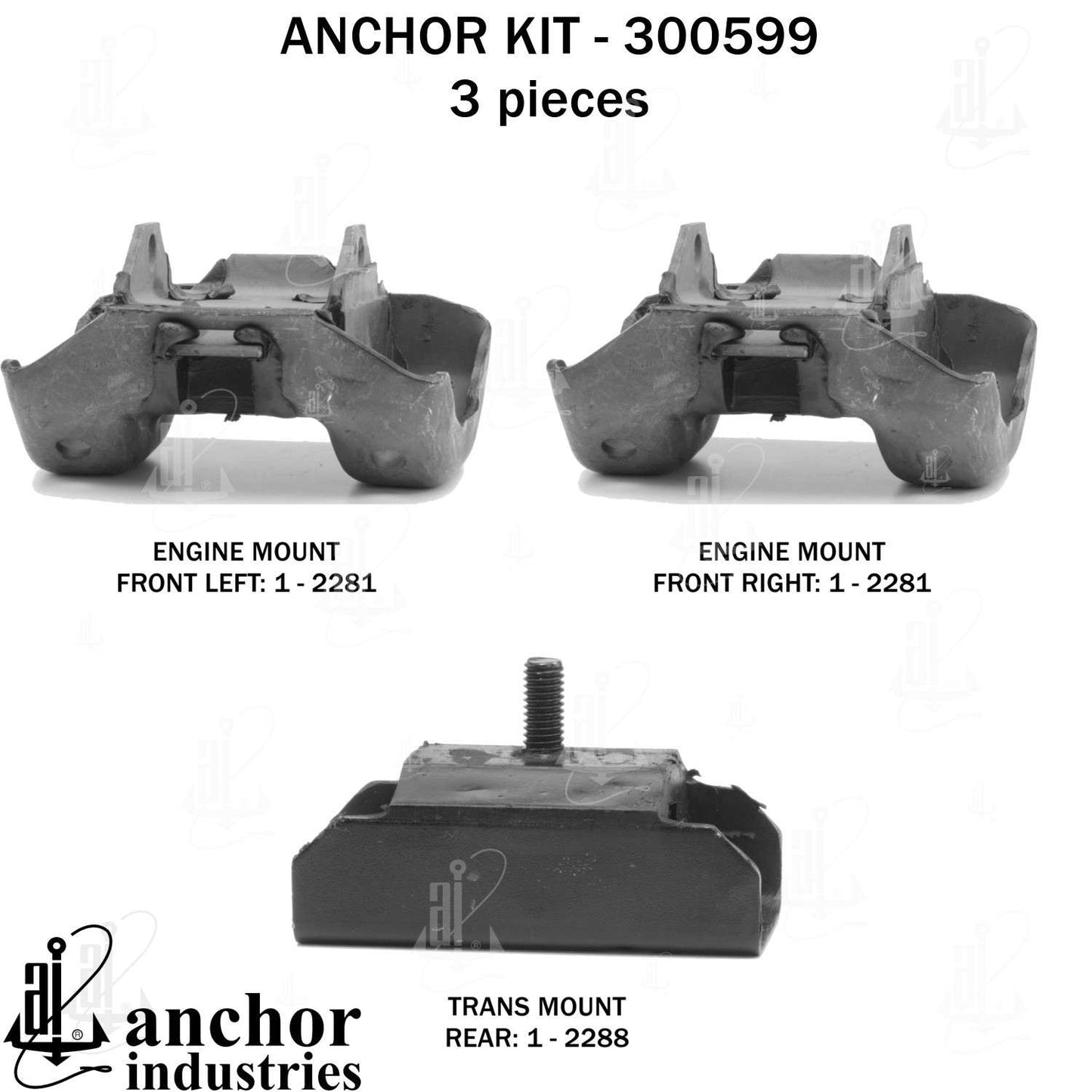 Anchor Engine Mount Kit 300599