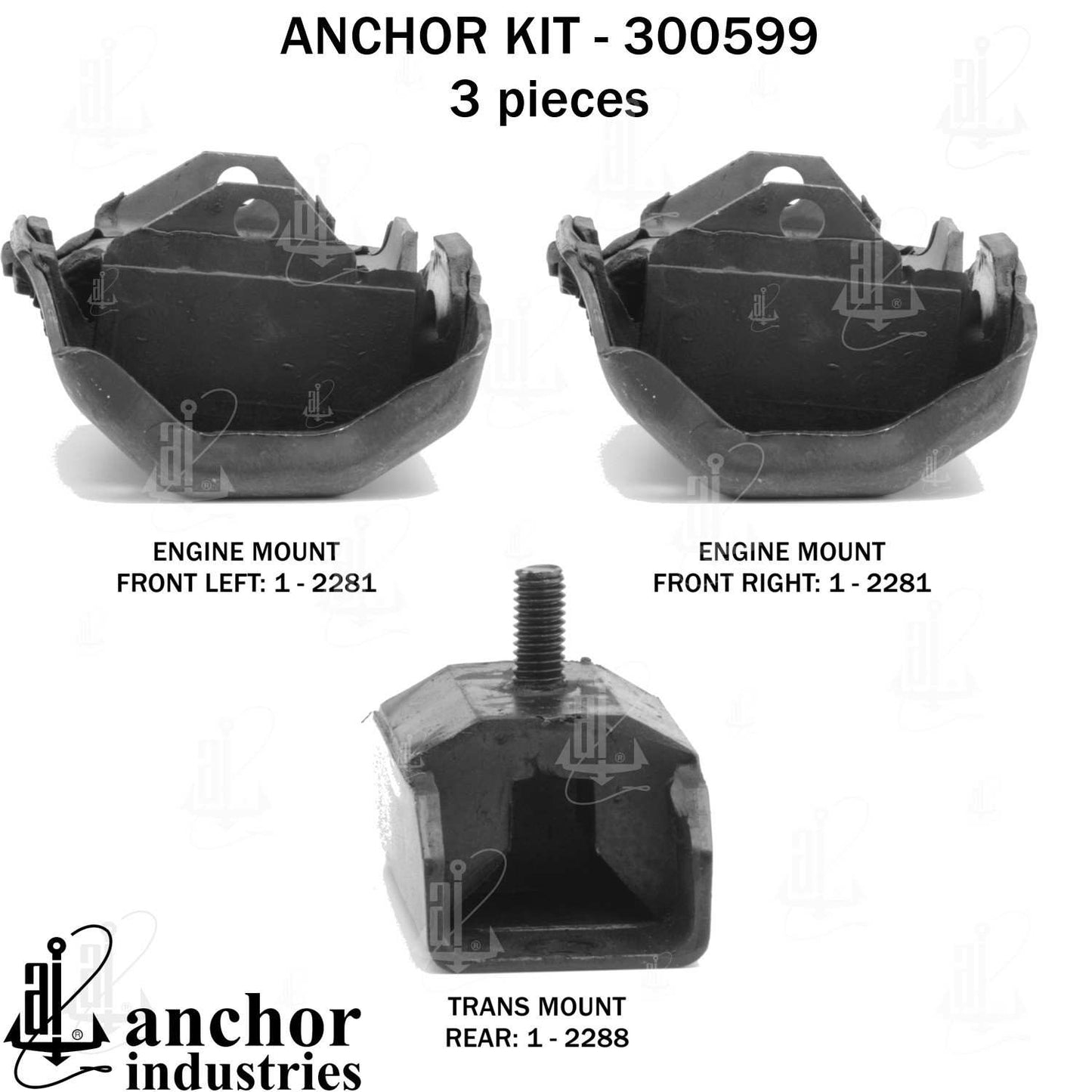 Anchor Engine Mount Kit 300599
