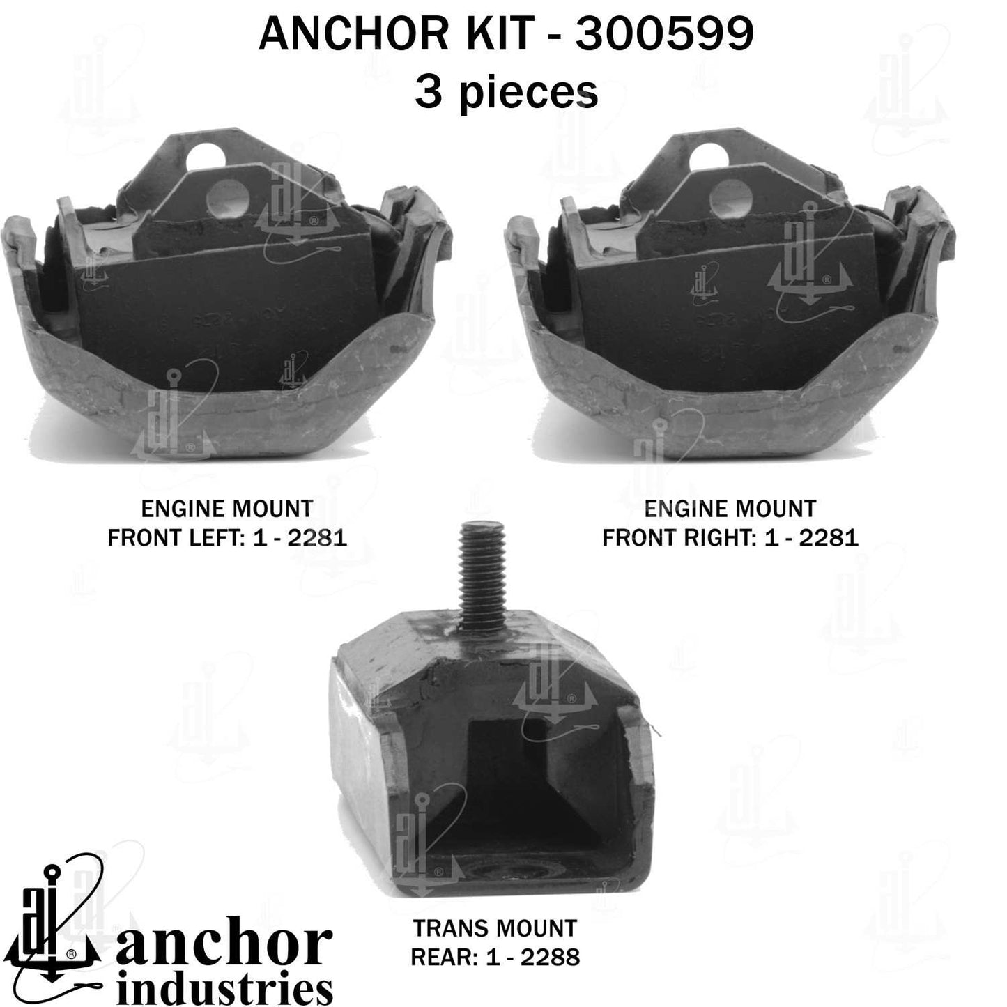 Anchor Engine Mount Kit 300599