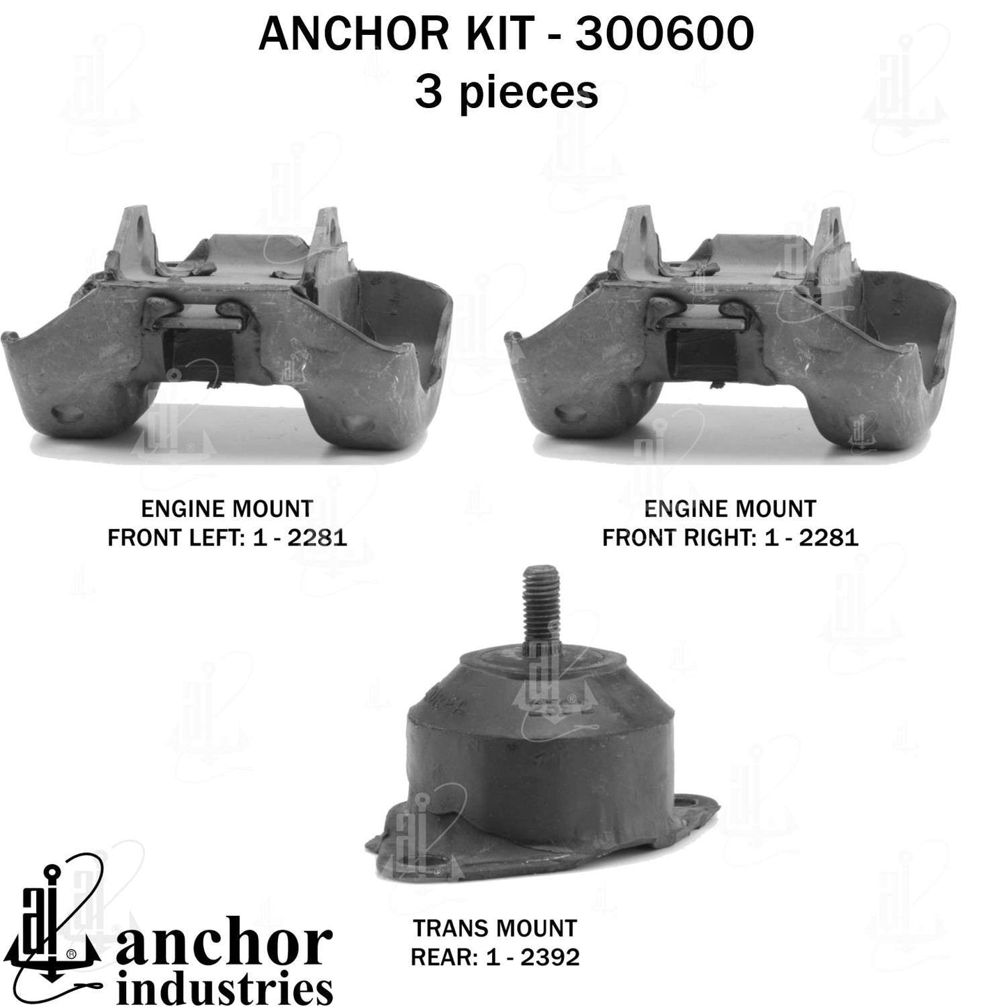 Anchor Engine Mount Kit 300600