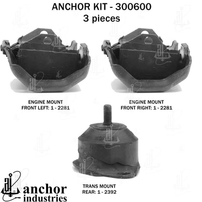 Anchor Engine Mount Kit 300600