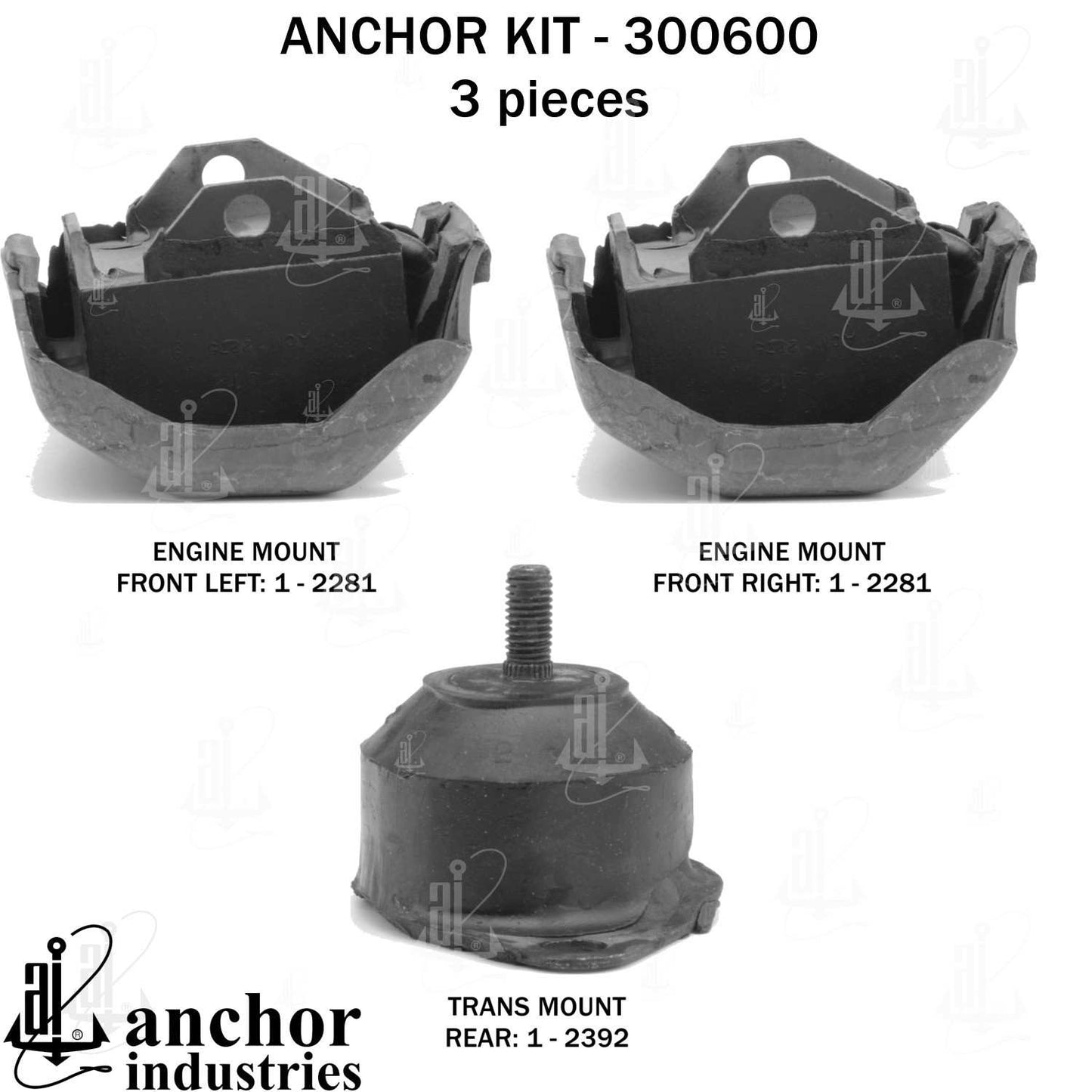 Anchor Engine Mount Kit 300600