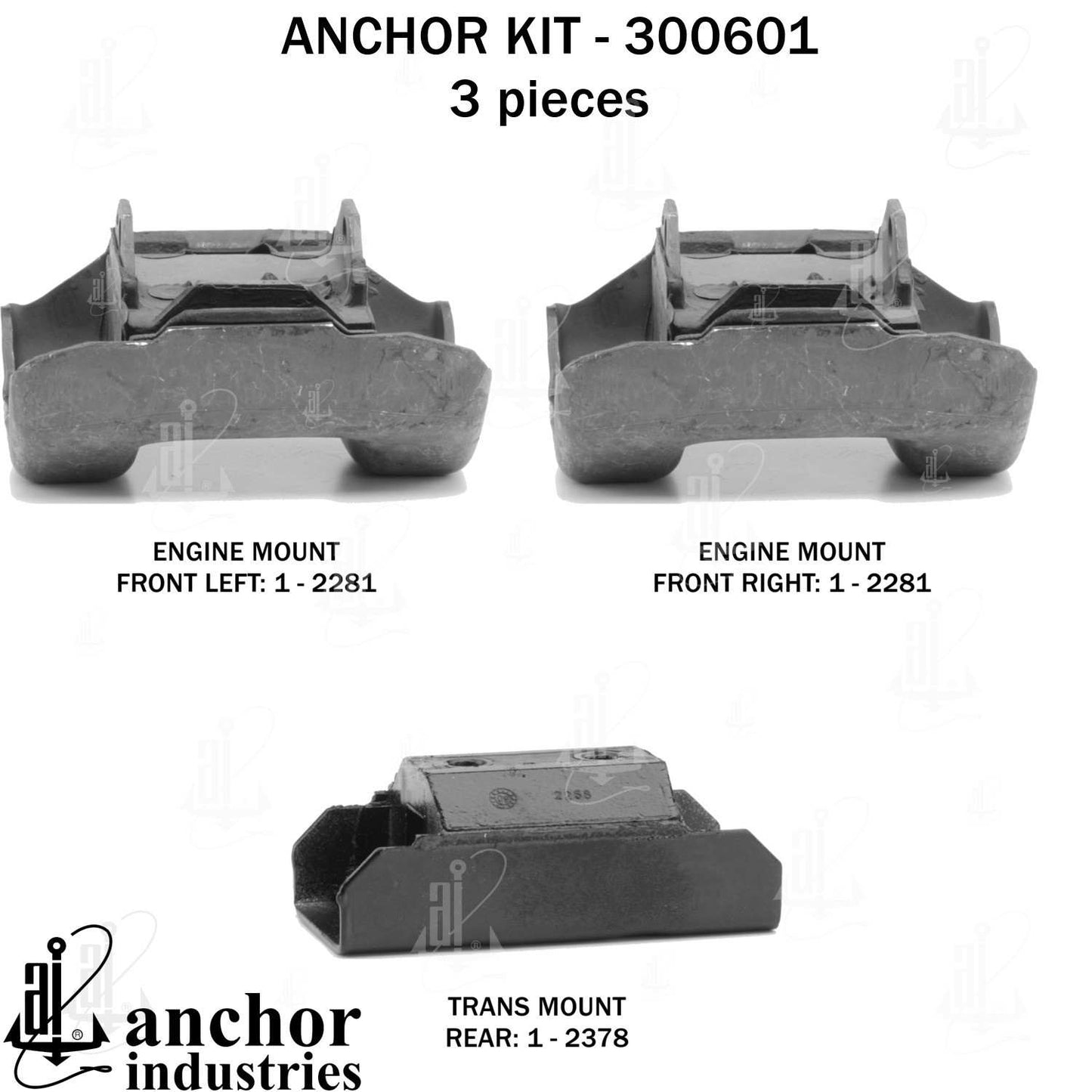 Anchor Engine Mount Kit 300601