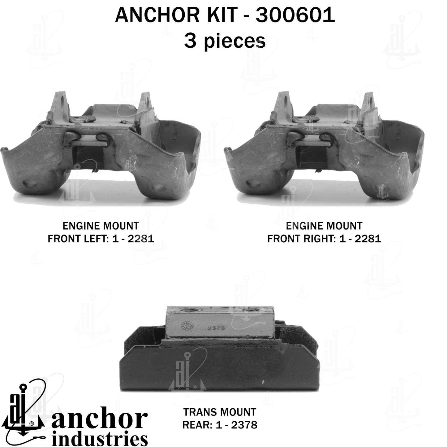 Anchor Engine Mount Kit 300601