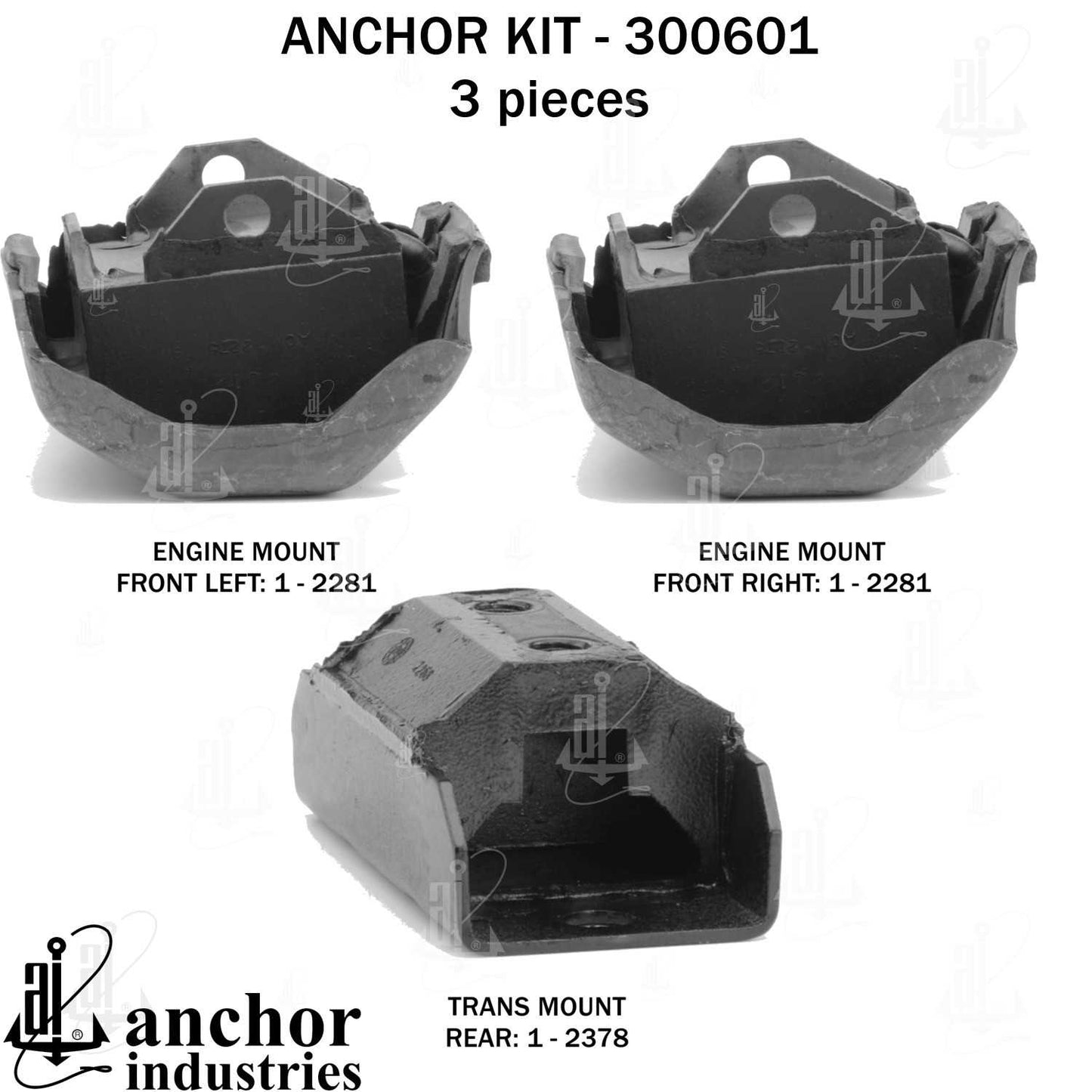 Anchor Engine Mount Kit 300601