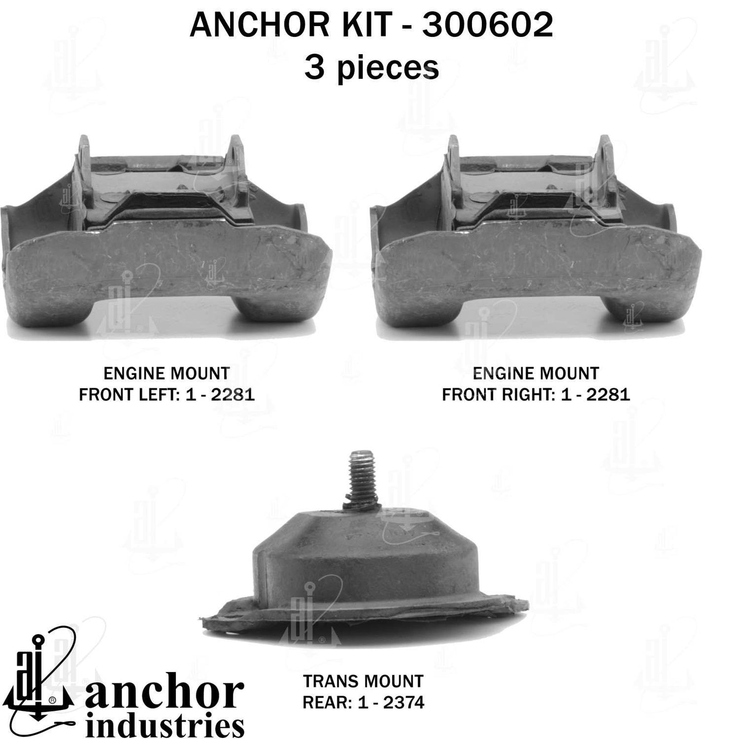 Anchor Engine Mount Kit 300602