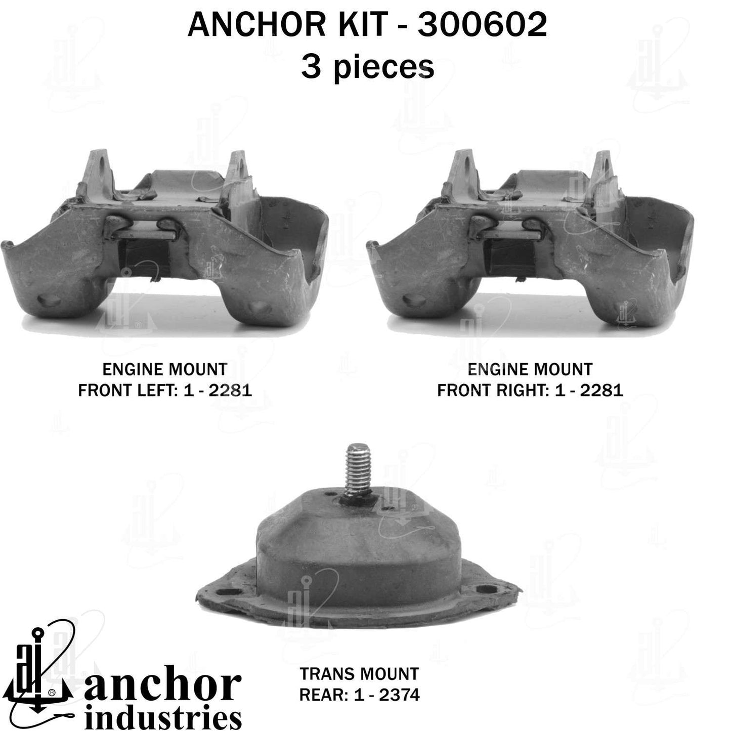Anchor Engine Mount Kit 300602