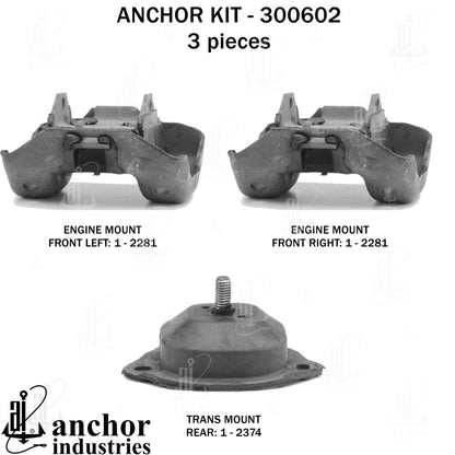 Anchor Engine Mount Kit 300602