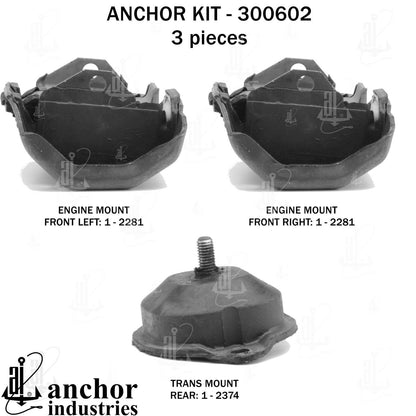 Anchor Engine Mount Kit 300602