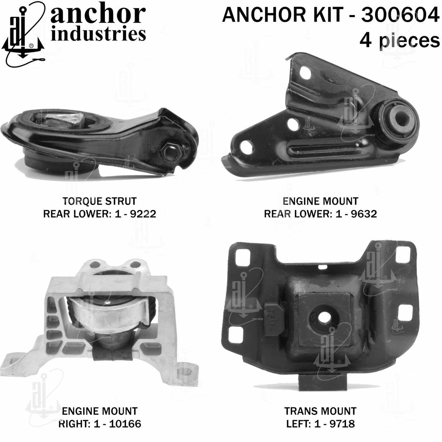 Anchor Engine Mount Kit 300604