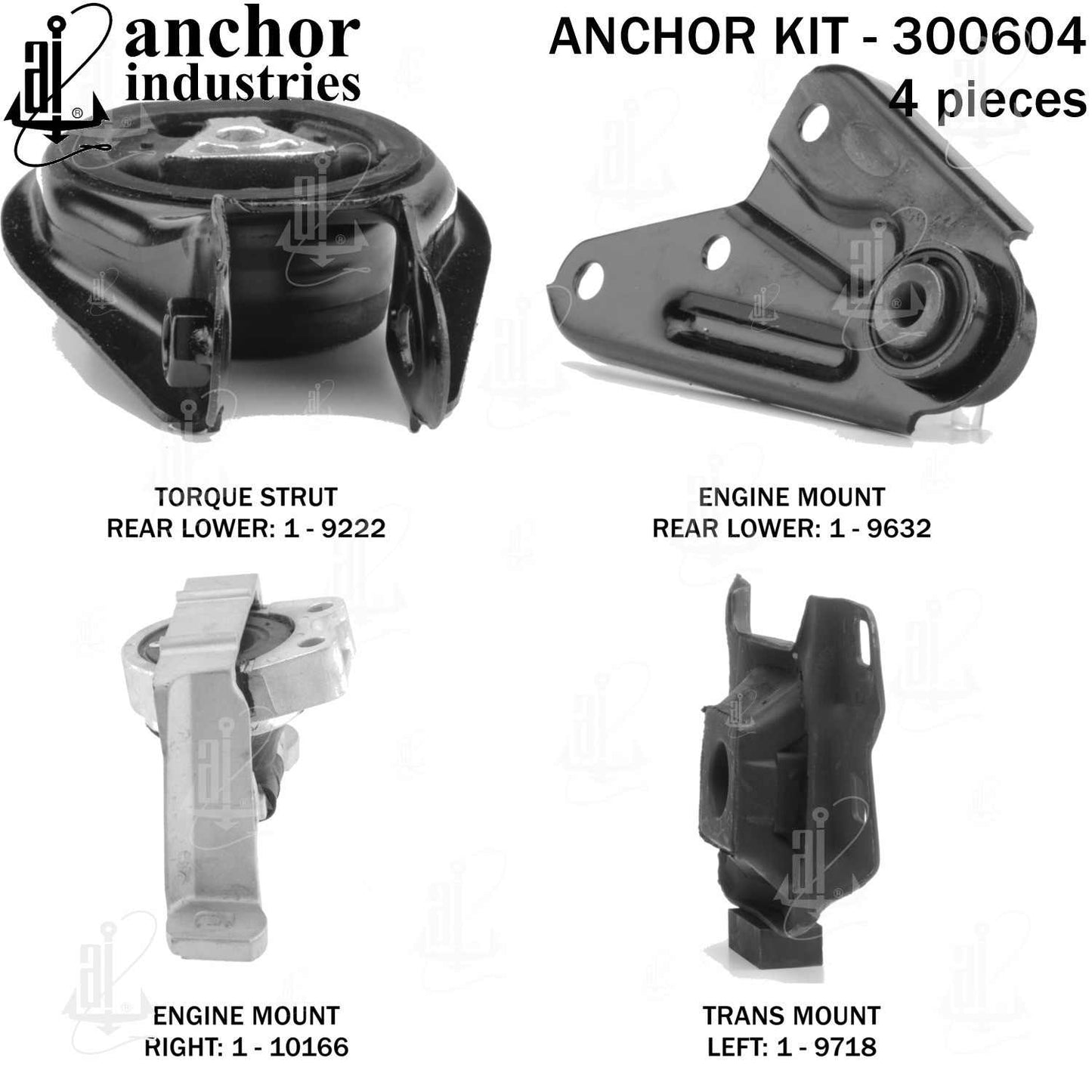 Anchor Engine Mount Kit 300604