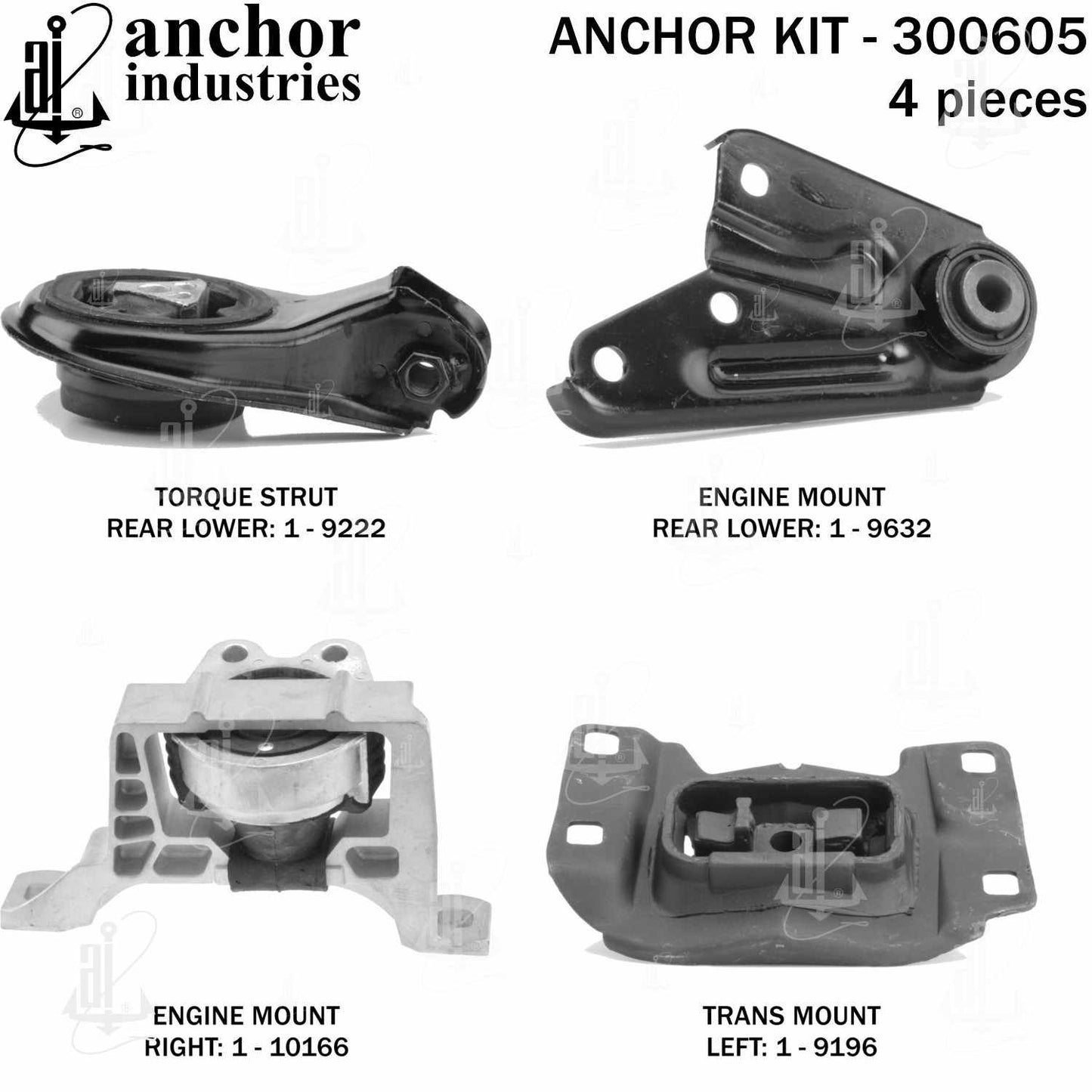 Anchor Engine Mount Kit 300605