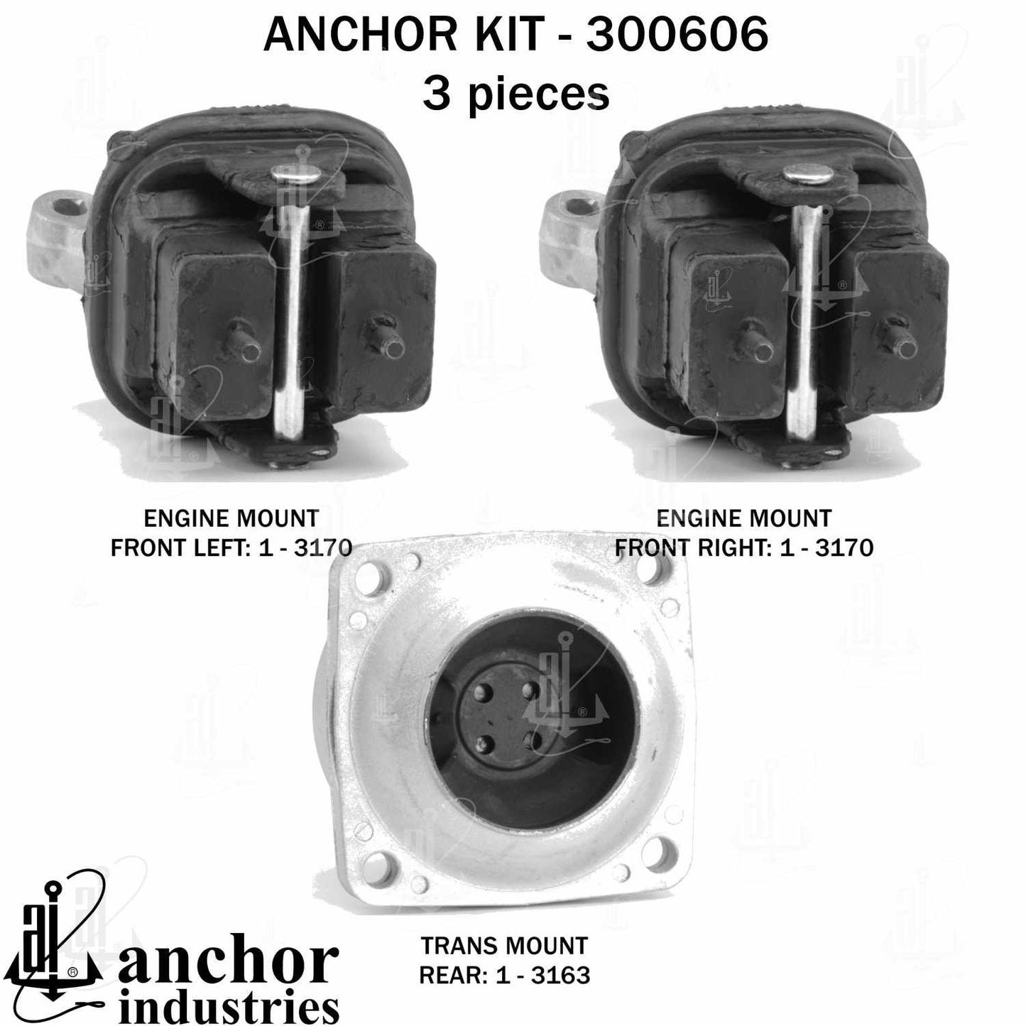 Anchor Engine Mount Kit 300606