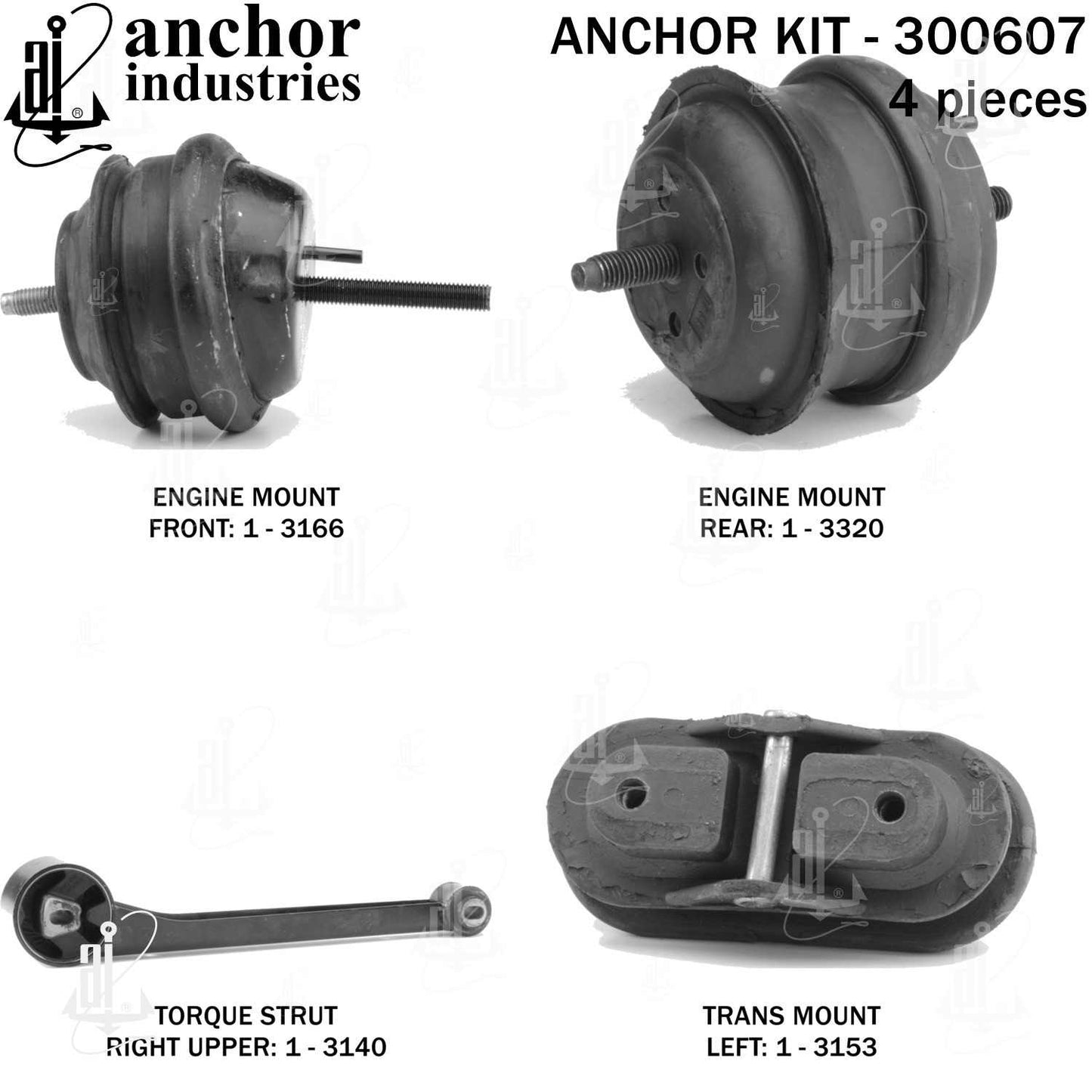 Anchor Engine Mount Kit 300607
