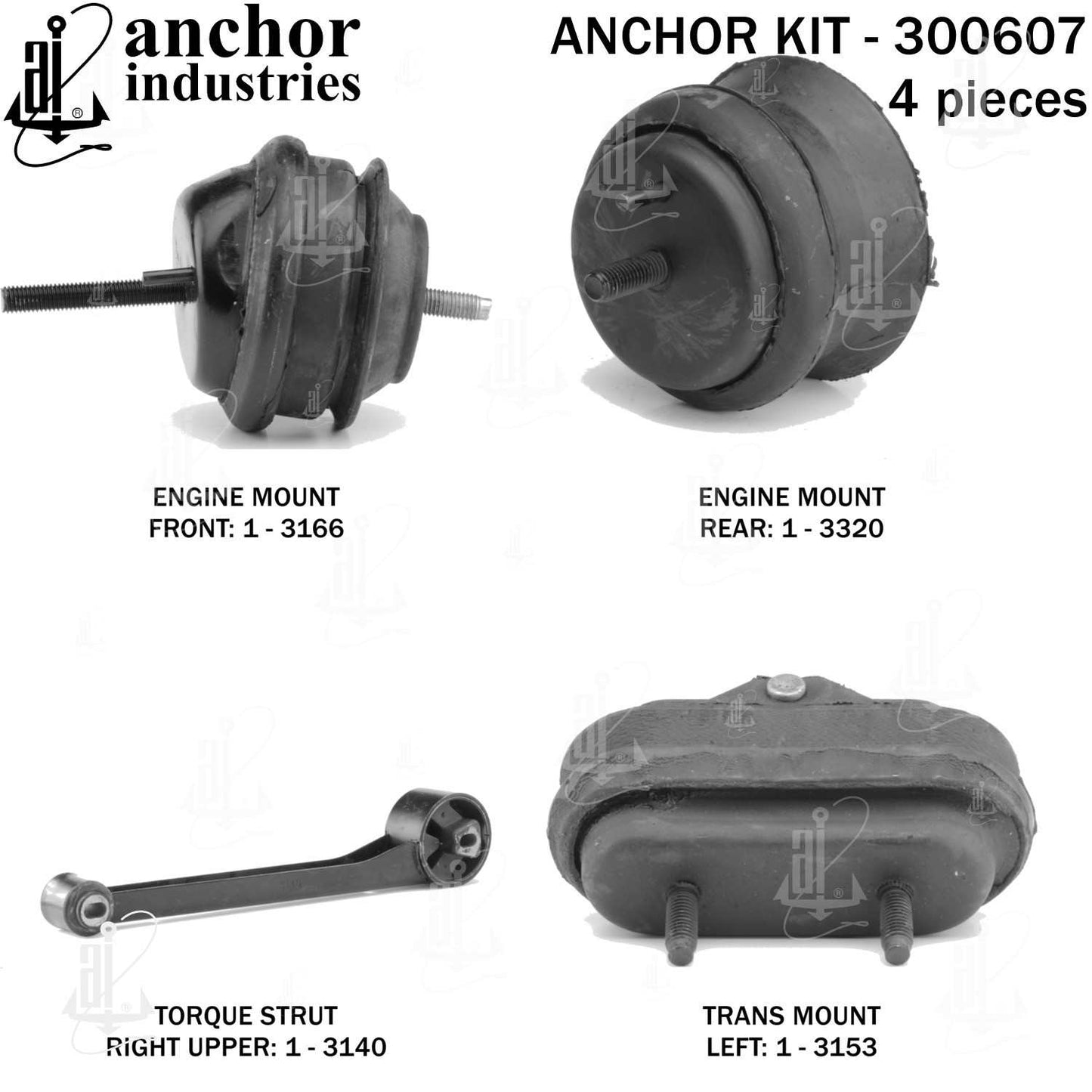 Anchor Engine Mount Kit 300607