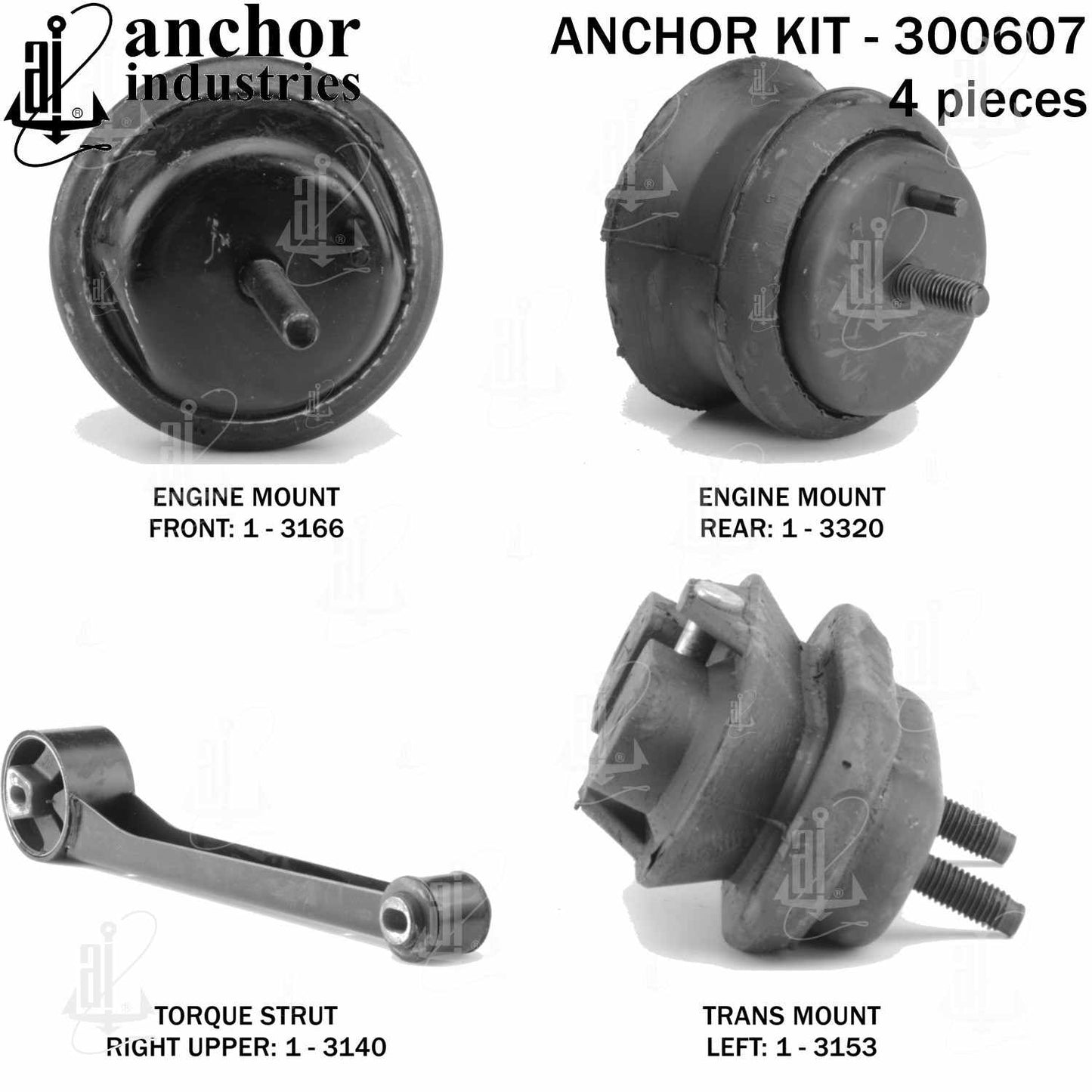 Anchor Engine Mount Kit 300607