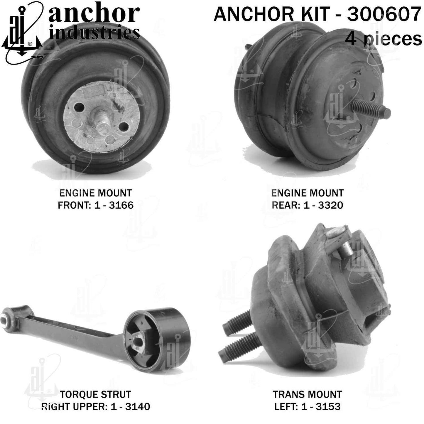 Anchor Engine Mount Kit 300607