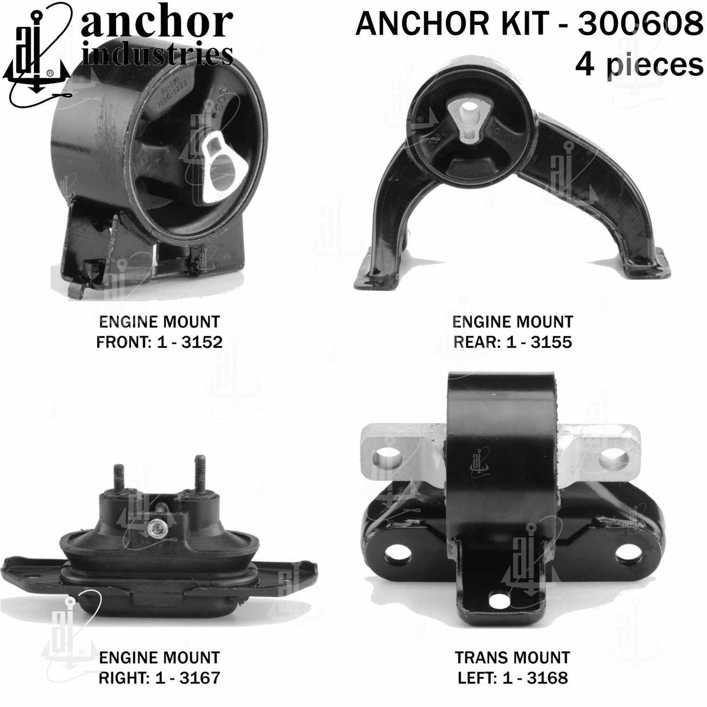 Anchor Engine Mount Kit 300608