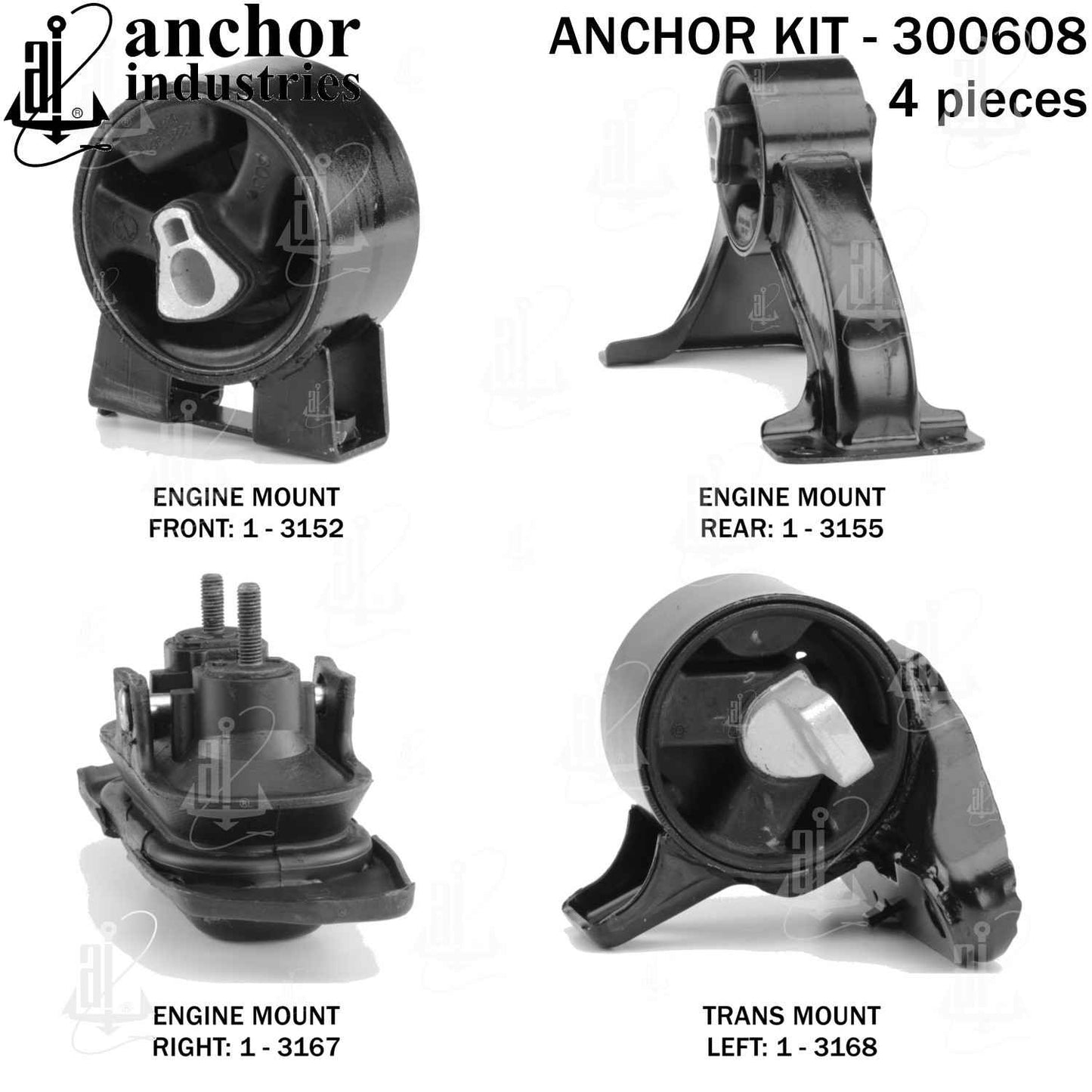 Anchor Engine Mount Kit 300608