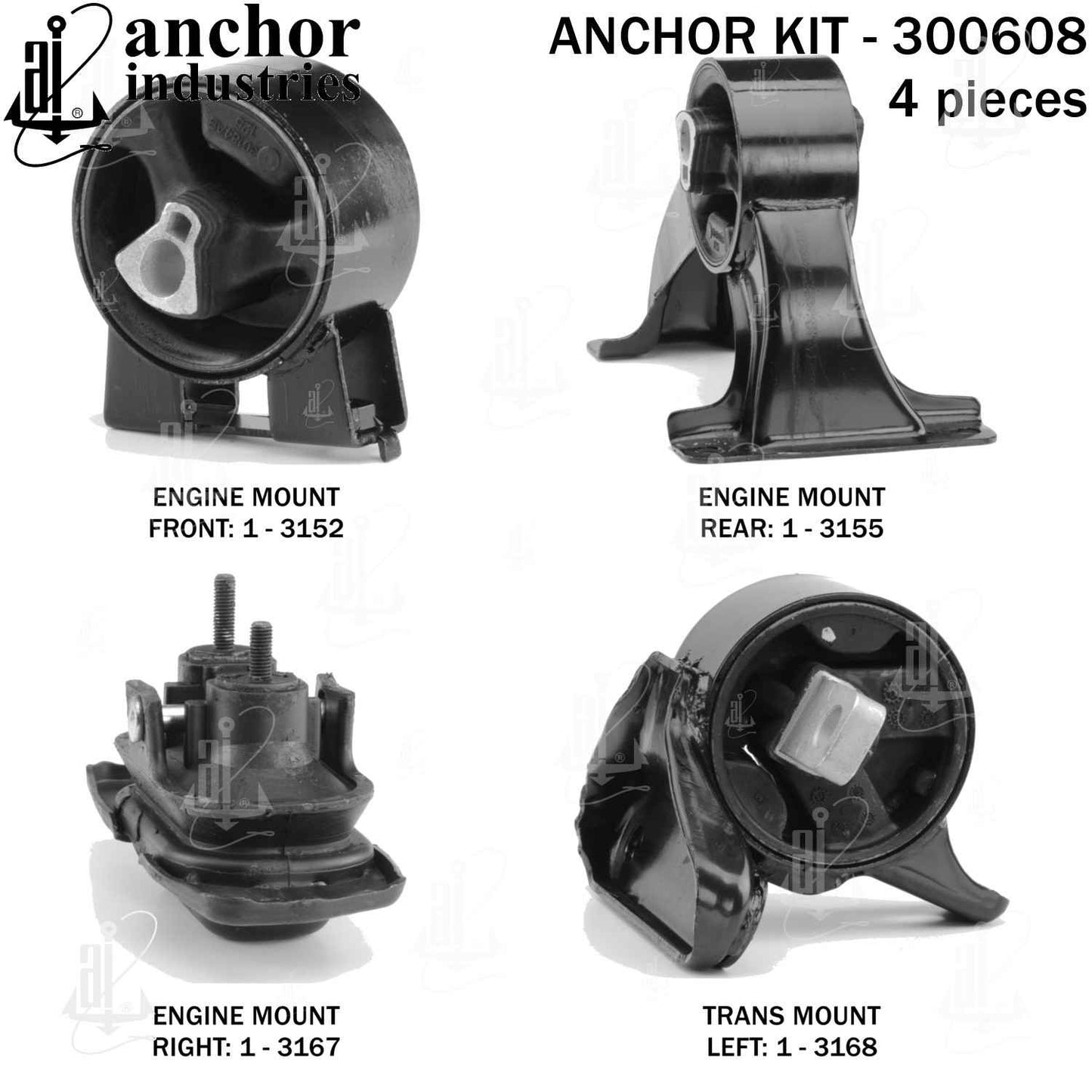 Anchor Engine Mount Kit 300608