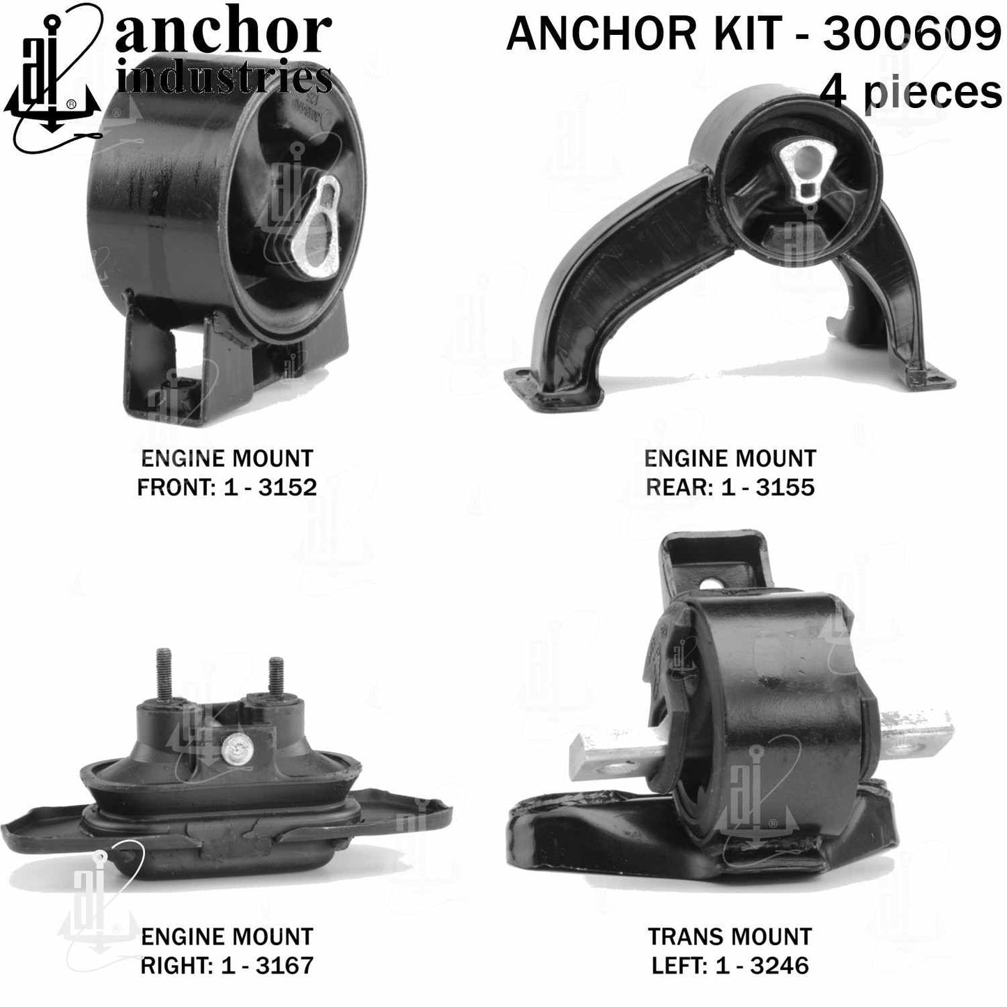 Anchor Engine Mount Kit 300609