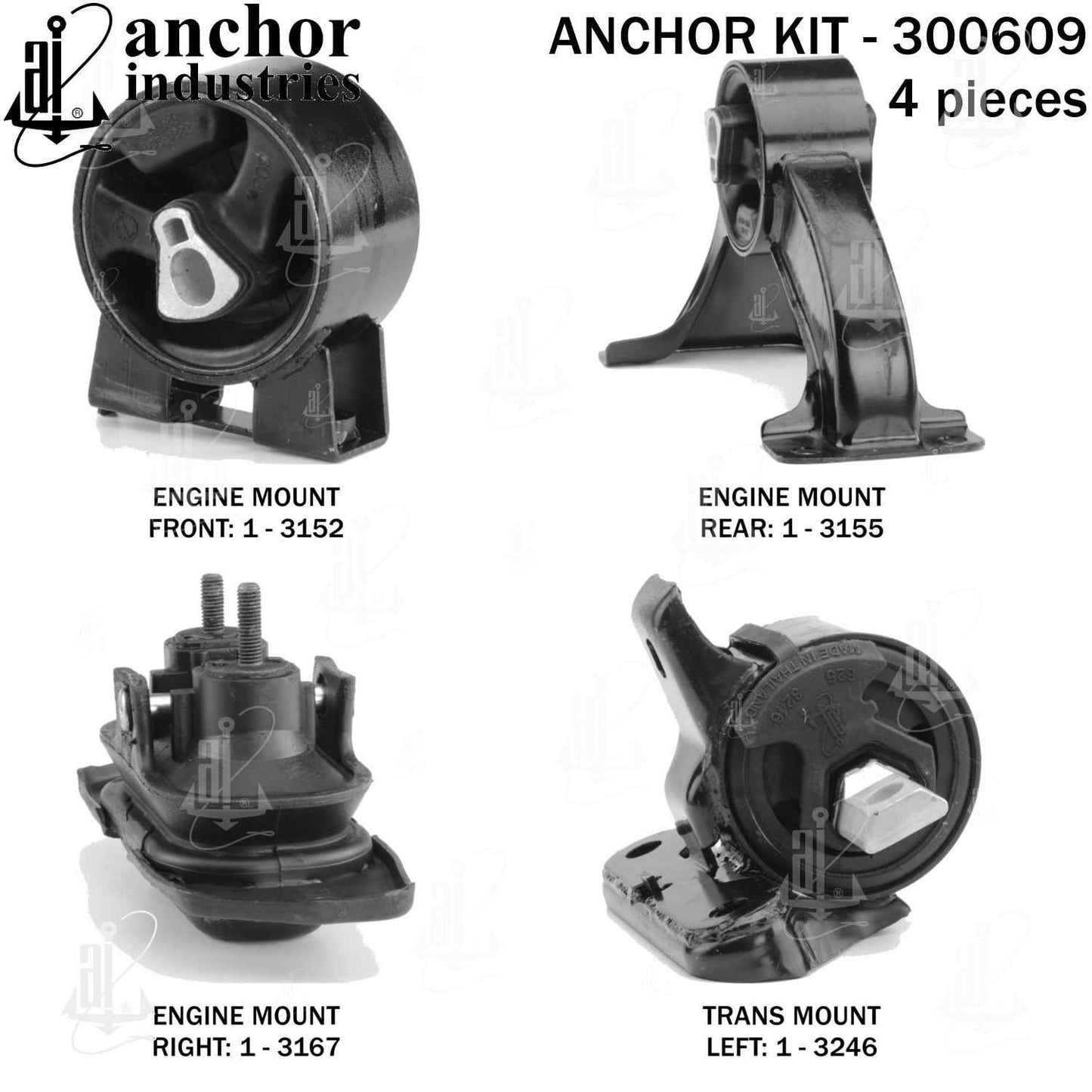 Anchor Engine Mount Kit 300609