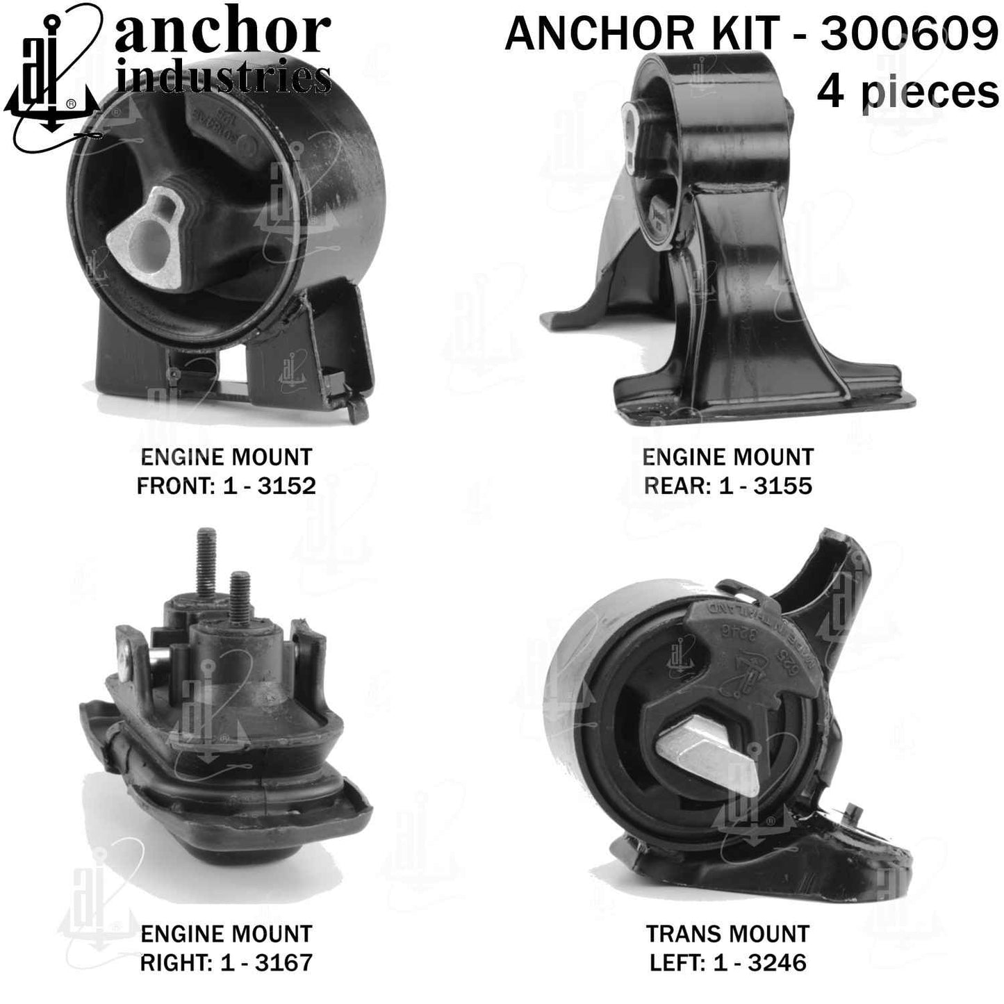 Anchor Engine Mount Kit 300609
