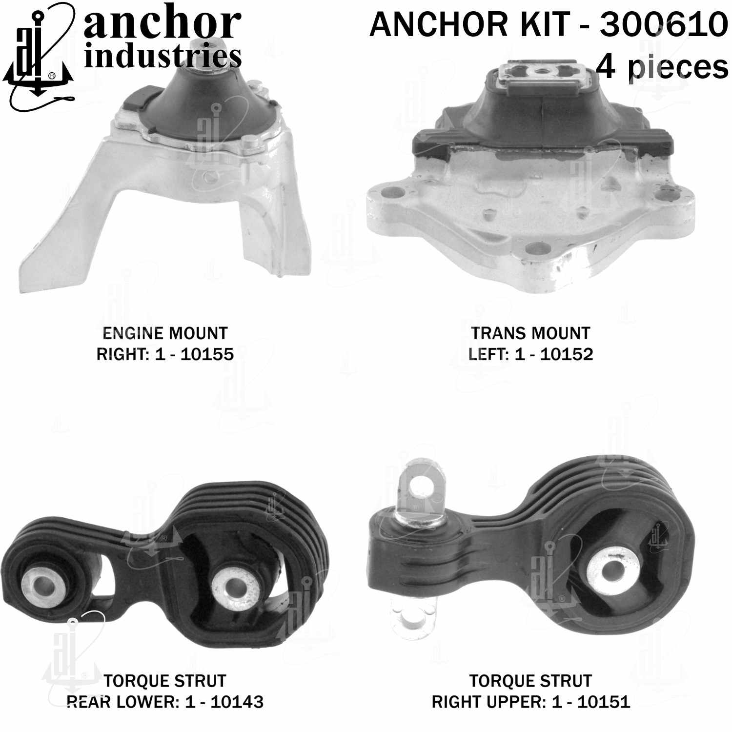 Anchor Engine Mount Kit 300610