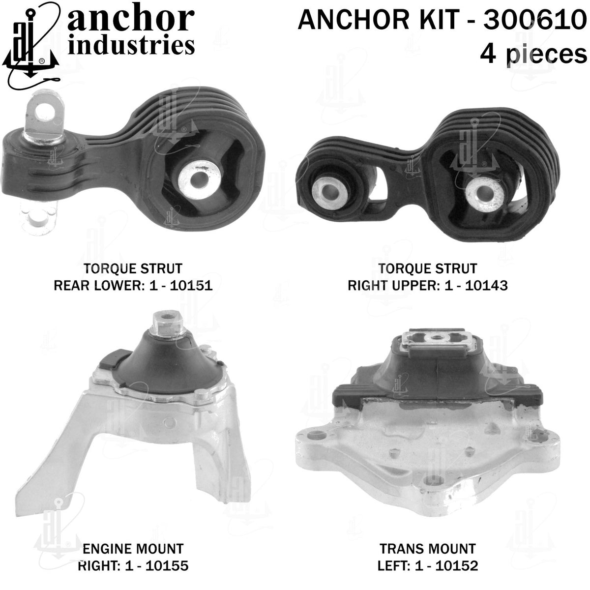 Anchor Engine Mount Kit 300610