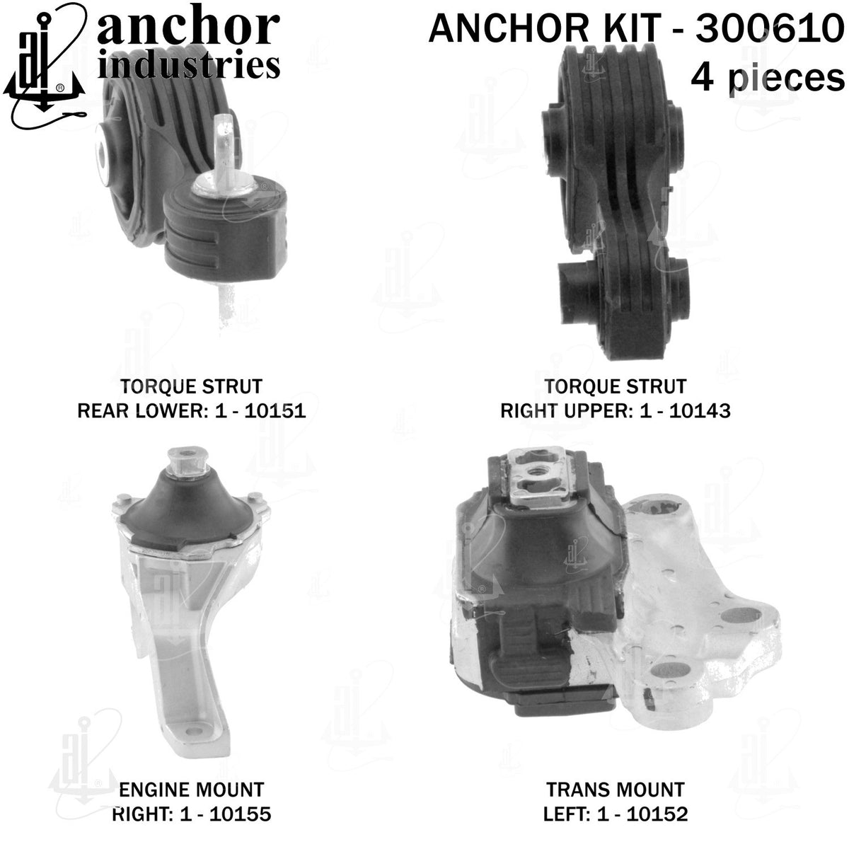 Anchor Engine Mount Kit 300610