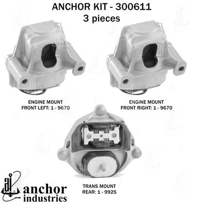 Anchor Engine Mount Kit 300611