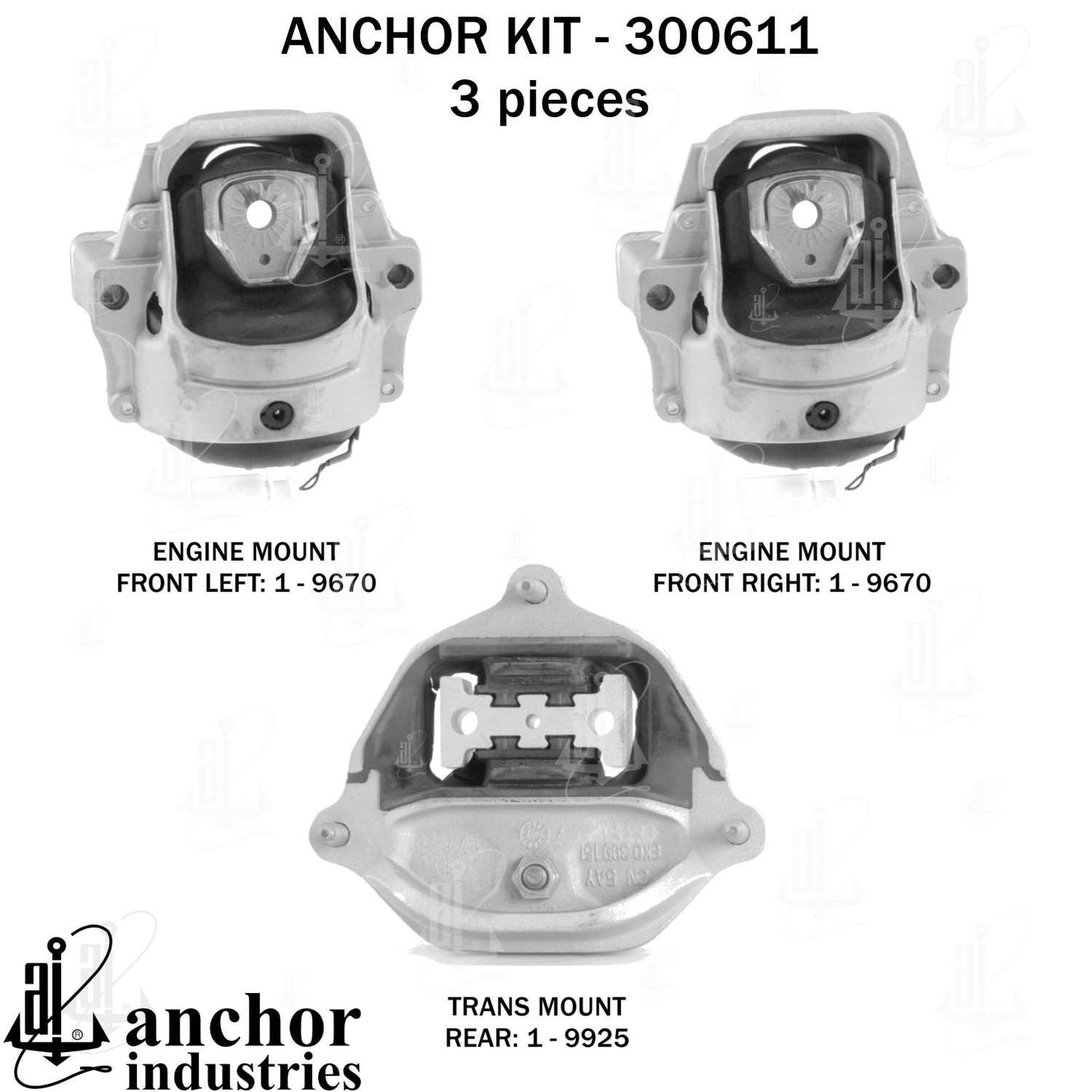 Anchor Engine Mount Kit 300611