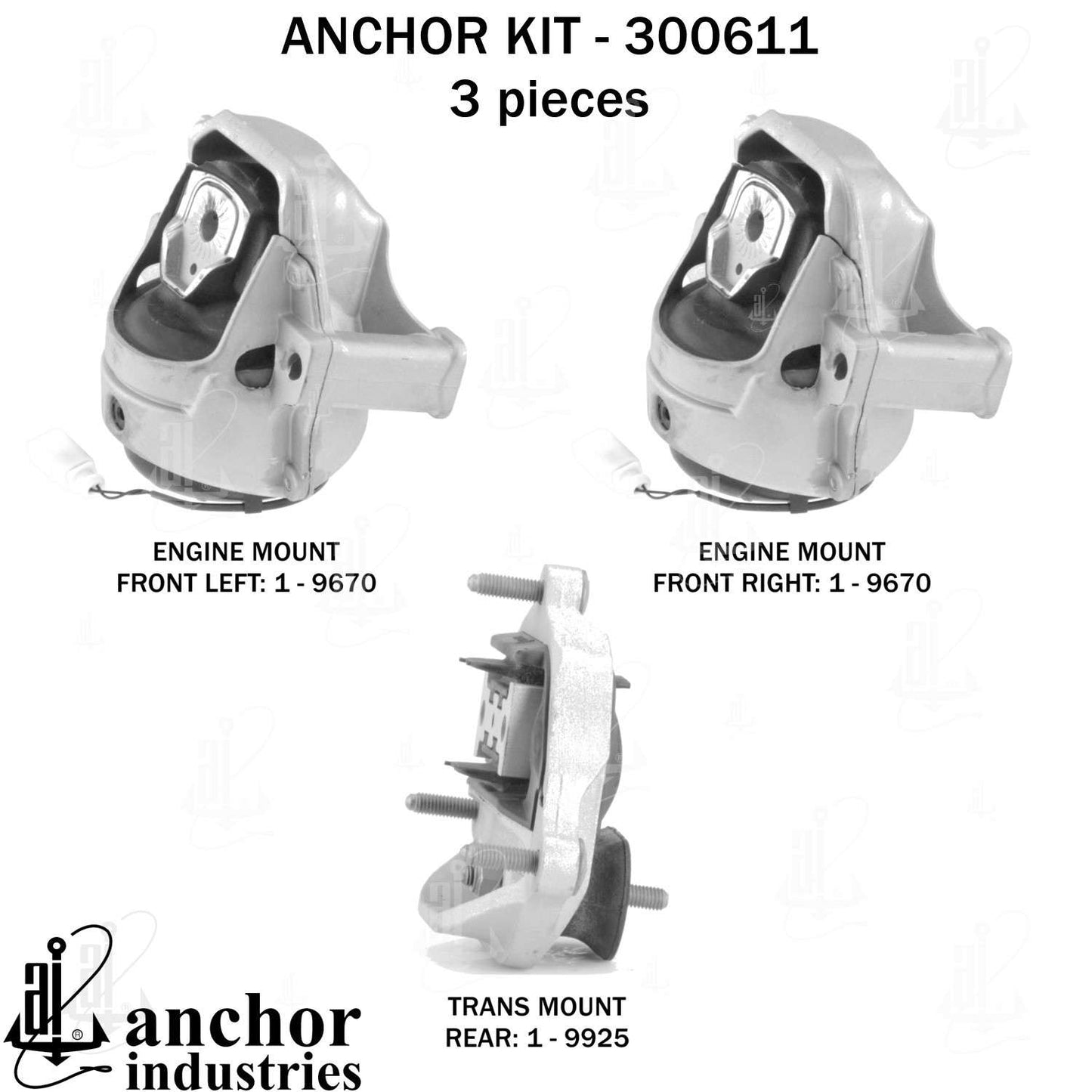 Anchor Engine Mount Kit 300611