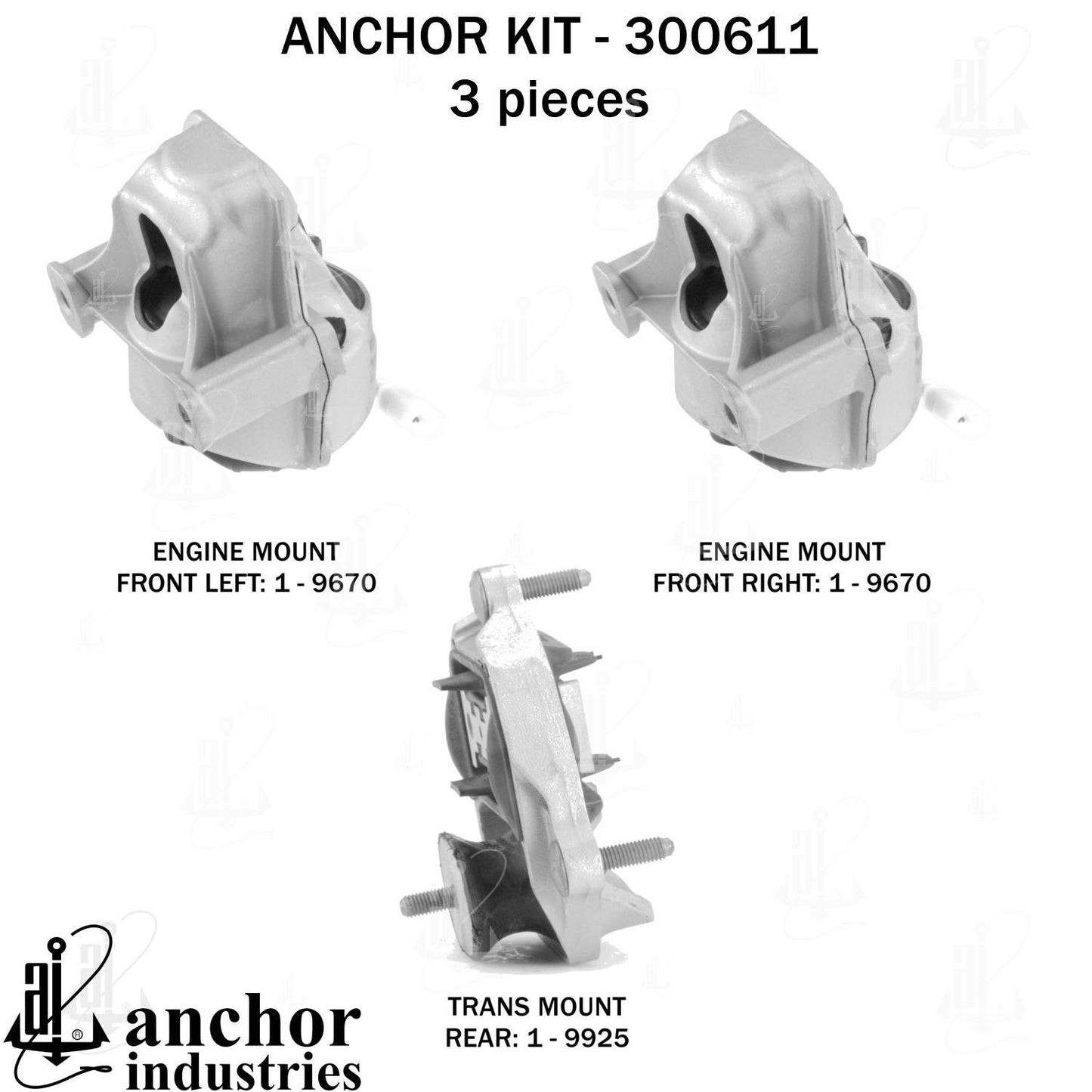 Anchor Engine Mount Kit 300611