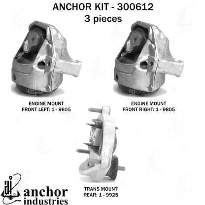 Anchor Engine Mount Kit 300612