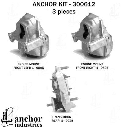 Anchor Engine Mount Kit 300612