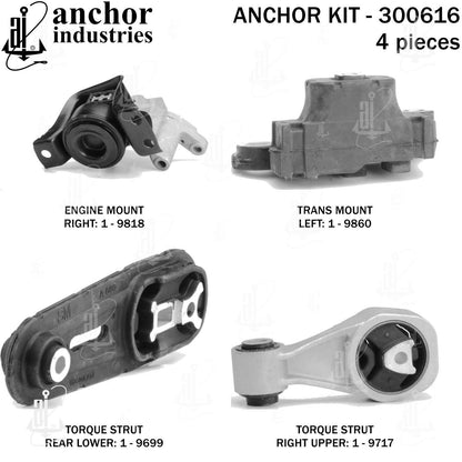 Anchor Engine Mount Kit 300616