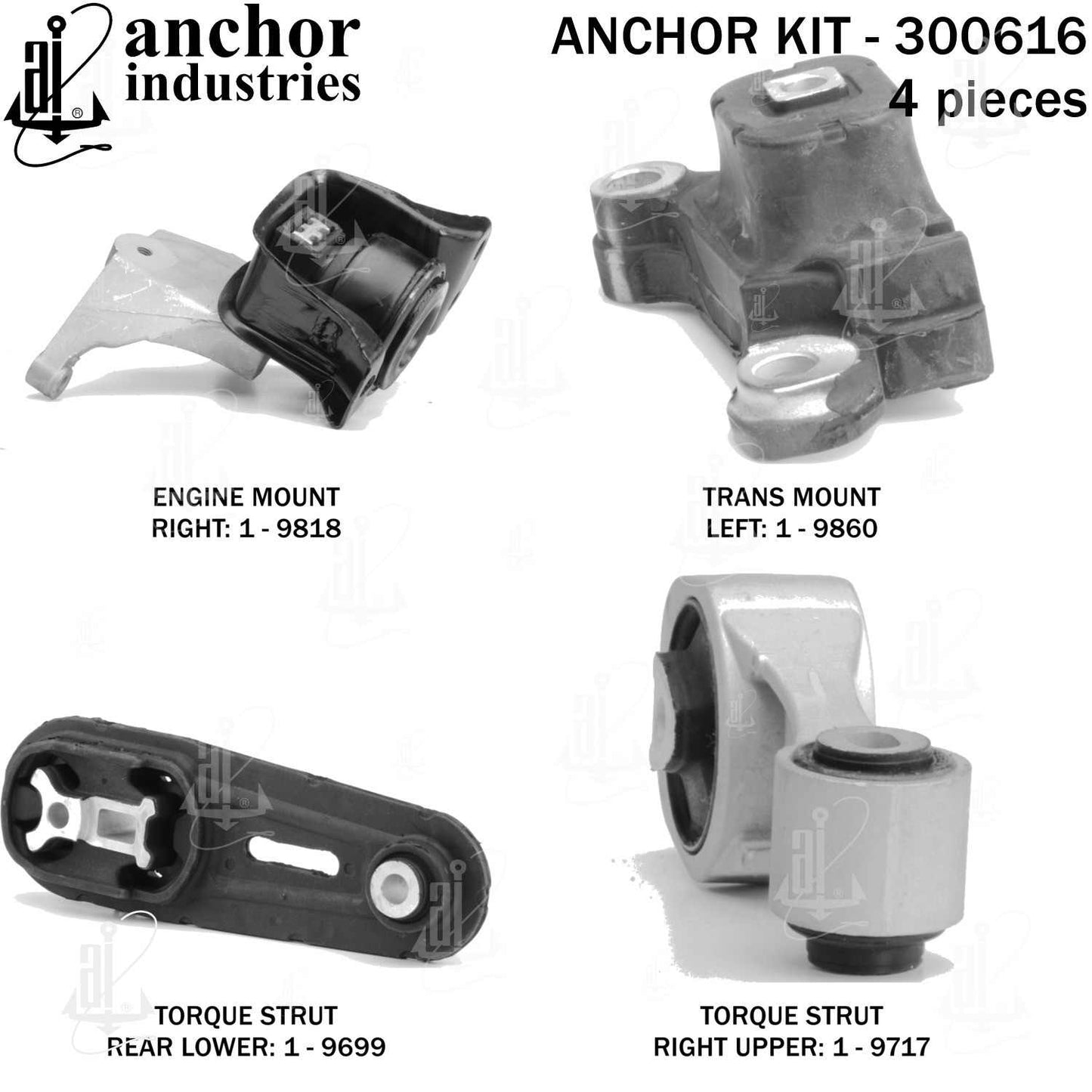 Anchor Engine Mount Kit 300616