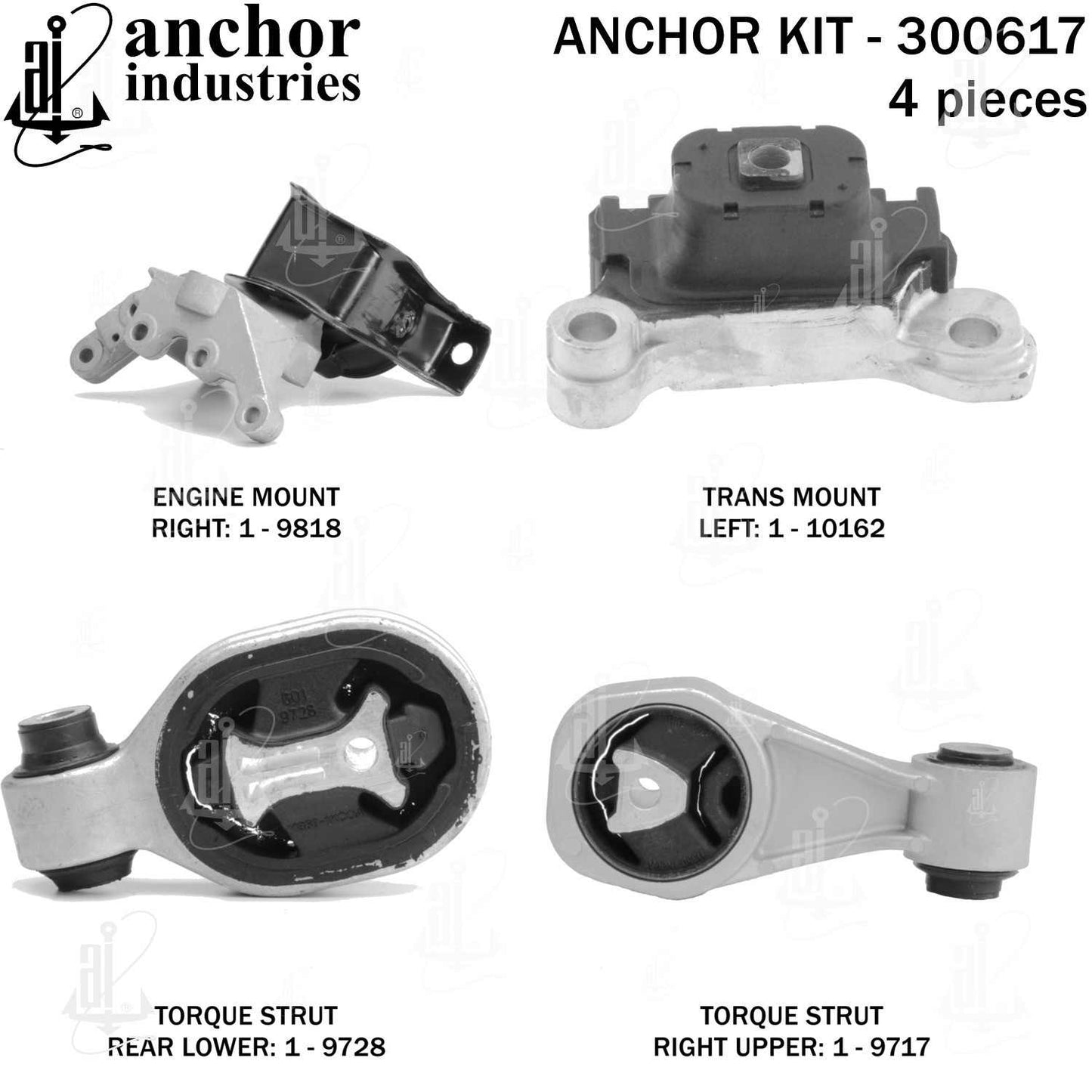 Anchor Engine Mount Kit 300617
